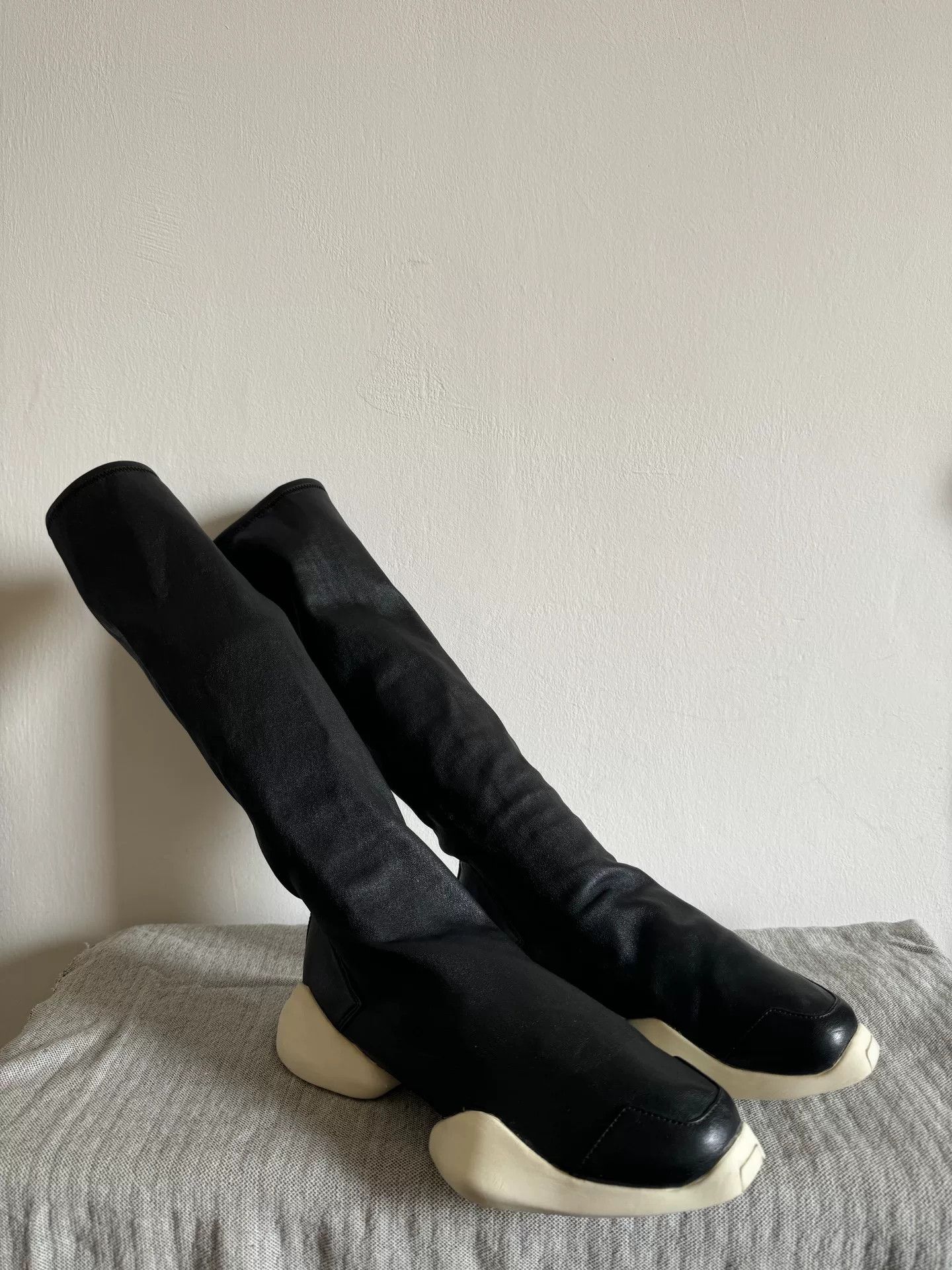 Rick Owens Rick Owens x Adidas High-Top Boots Size US 7 / EU 40 - 2 Thumbnail