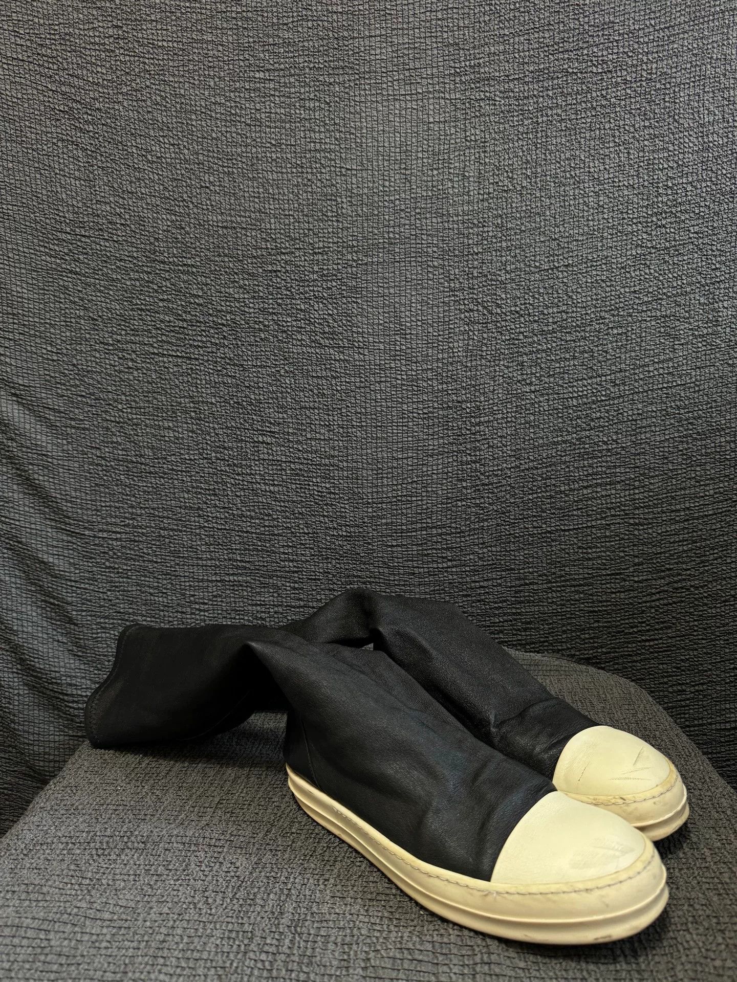 Rick Owens Rick Owens 16FW Black Leather Boots Size US 7.5 / EU 40-41 - 3 Thumbnail