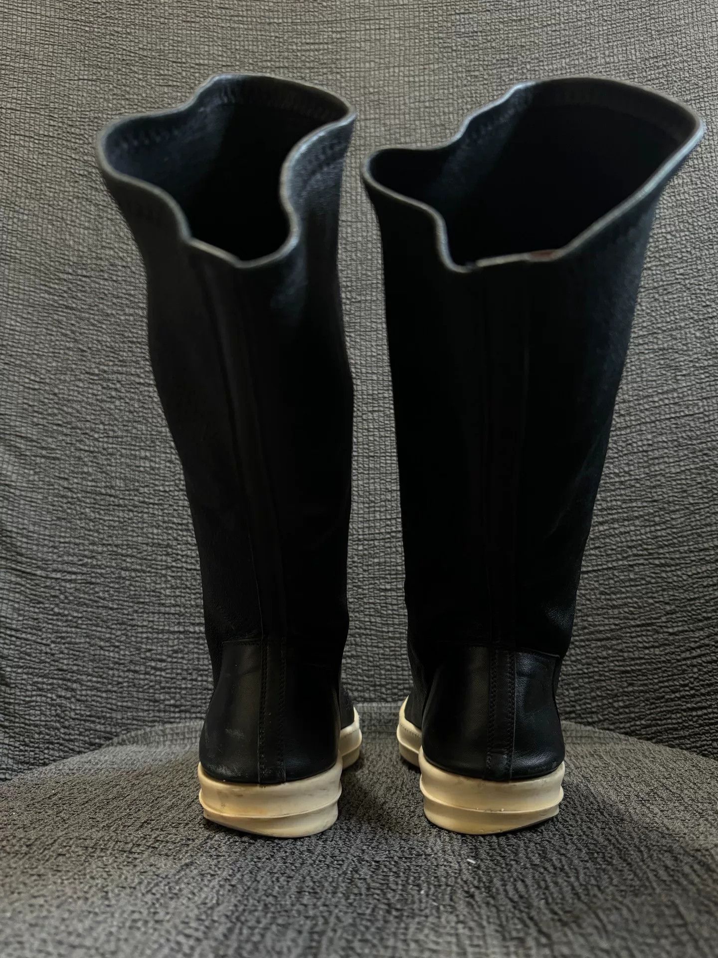 Rick Owens Rick Owens 16FW Black Leather Boots Size US 7.5 / EU 40-41 - 7 Thumbnail