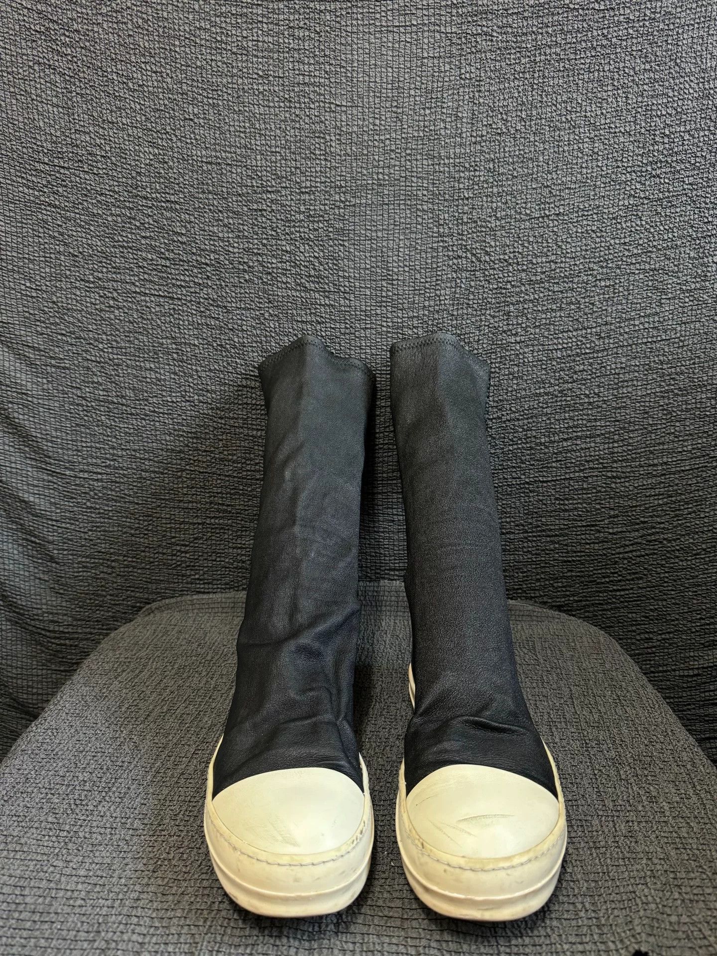 Rick Owens Rick Owens 16FW Black Leather Boots Size US 7.5 / EU 40-41 - 6 Thumbnail