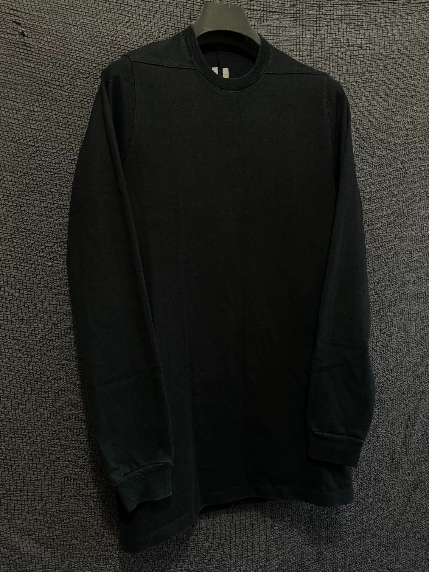 Rick Owens Rick Owens Black Long Sleeve Tee Size US XS / EU 42 / 0 - 2 Thumbnail