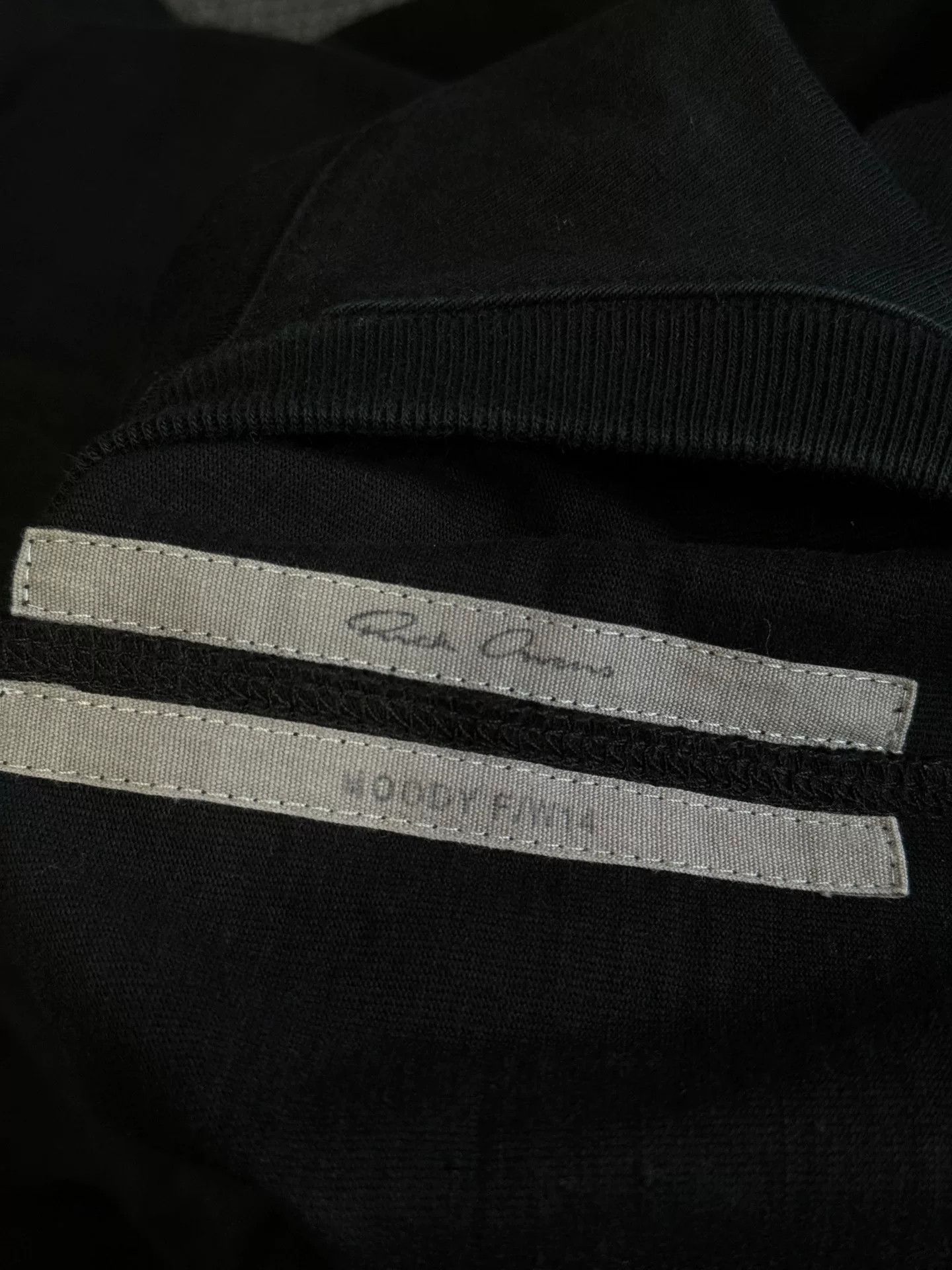 Rick Owens Rick Owens Black Long Sleeve Tee Size US XS / EU 42 / 0 - 5 Thumbnail