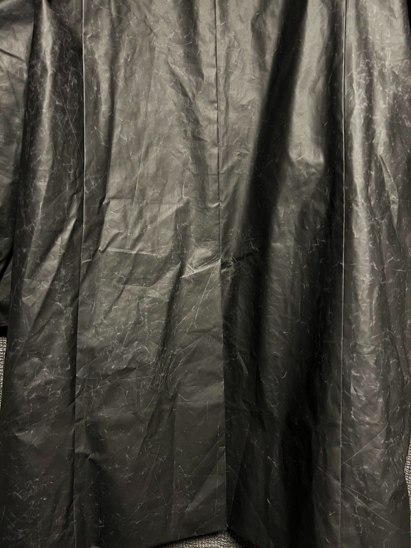 Undercover UNDERCOVER Black Wrinkled Logo Coat Size US M / EU 48-50 / 2 - 4 Thumbnail