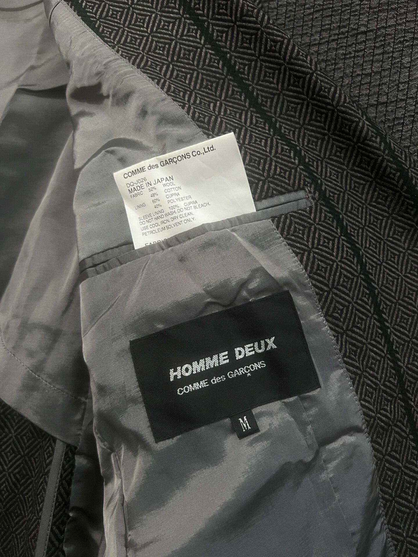 Comme des Garcons Comme des Garcons Deux Wool Suit Size US M / EU 48-50 / 2 - 6 Thumbnail