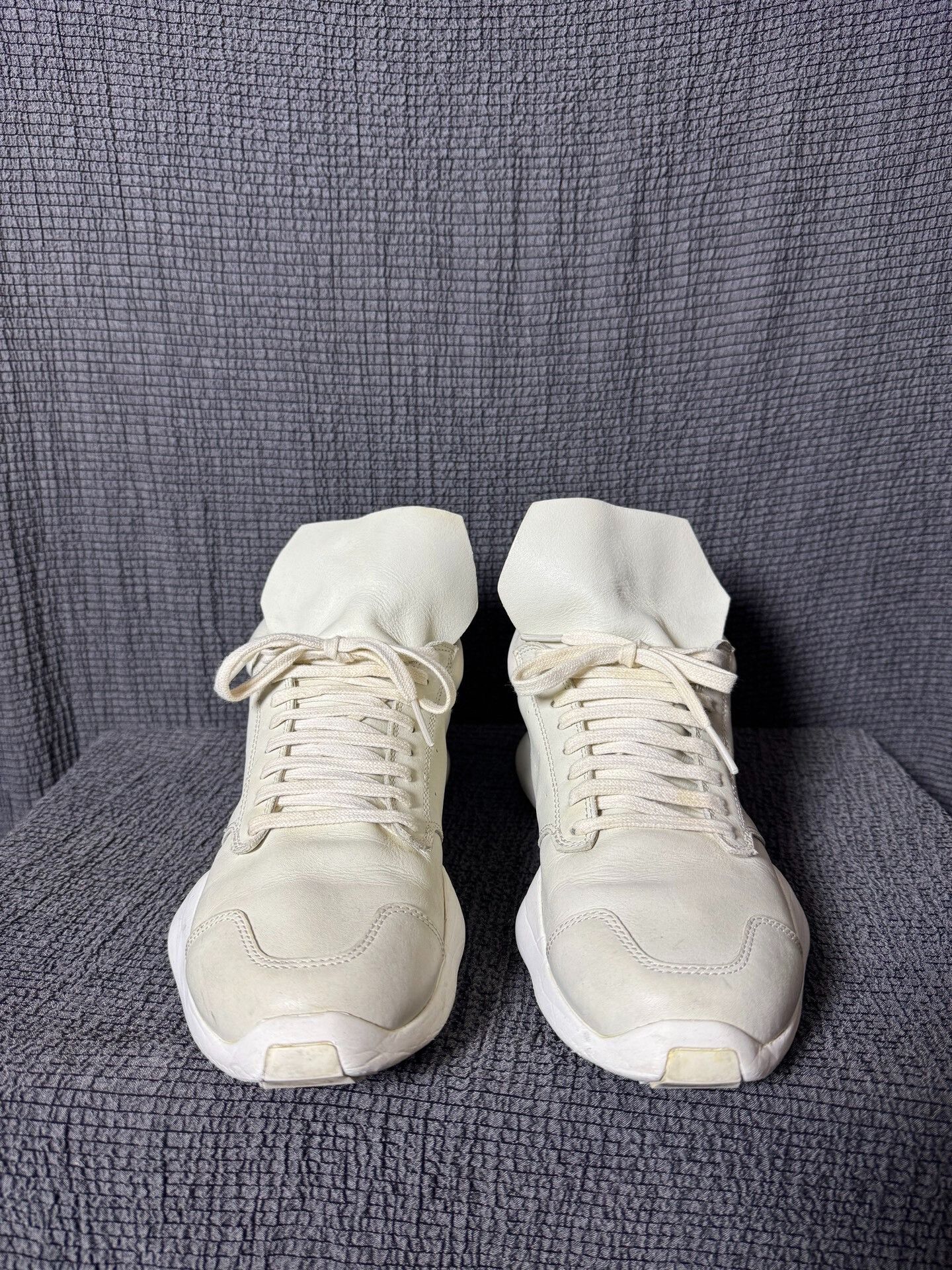 Rick Owens Rick Owens X Adidas Low-top Sneakers Size US 7.5 / EU 40-41 - 5 Thumbnail