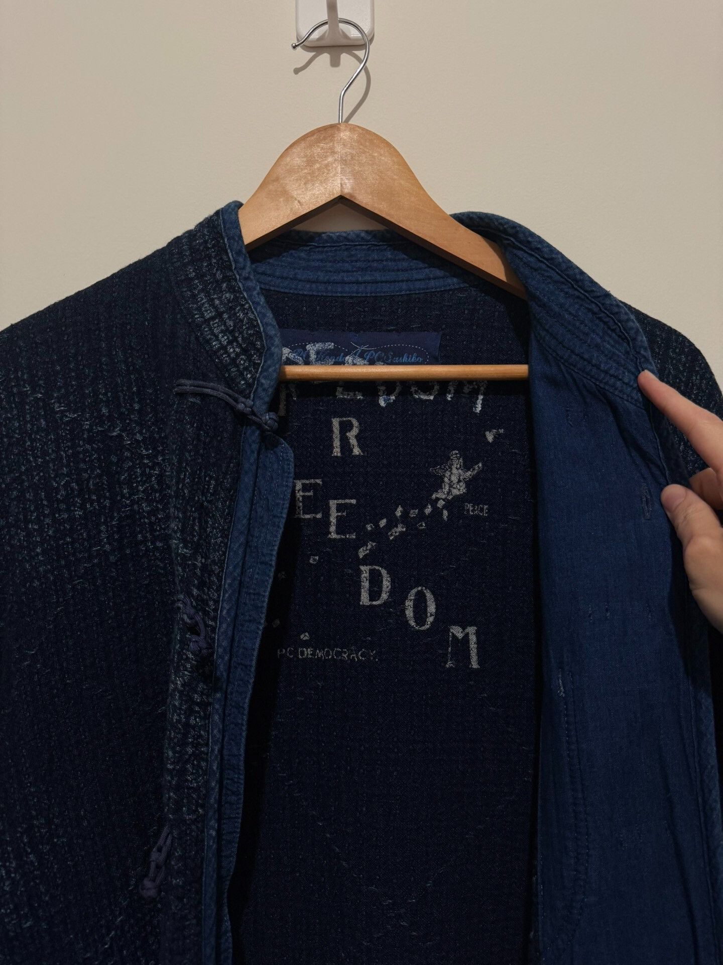Porter Classic porter classic Sashiko Chinese Jacket Size US L / EU 52-54 / 3 - 4 Thumbnail