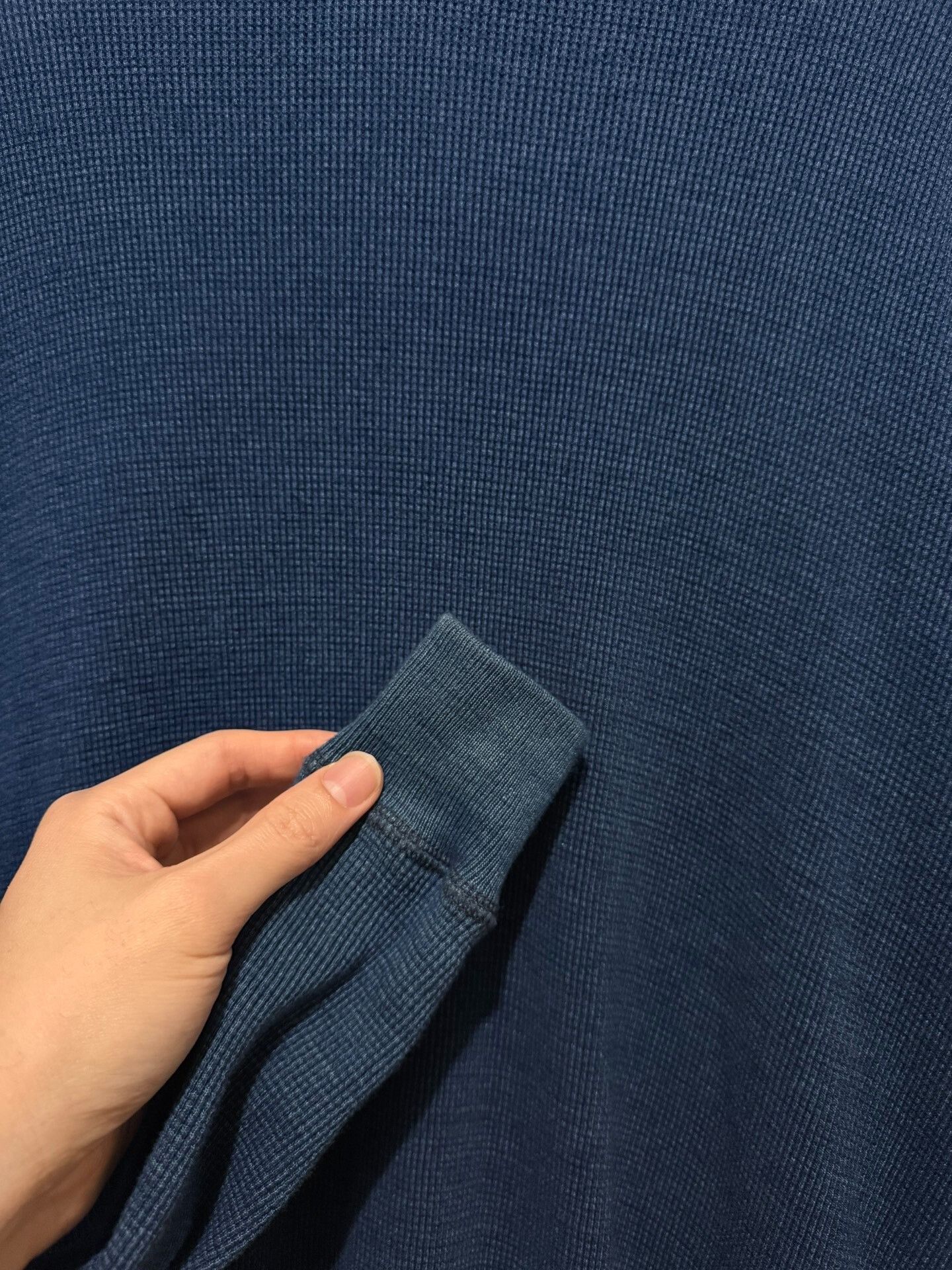 Porter Classic Porter Classic Indigo Thermal Turtleneck Size US S / EU 44-46 / 1 - 4 Thumbnail
