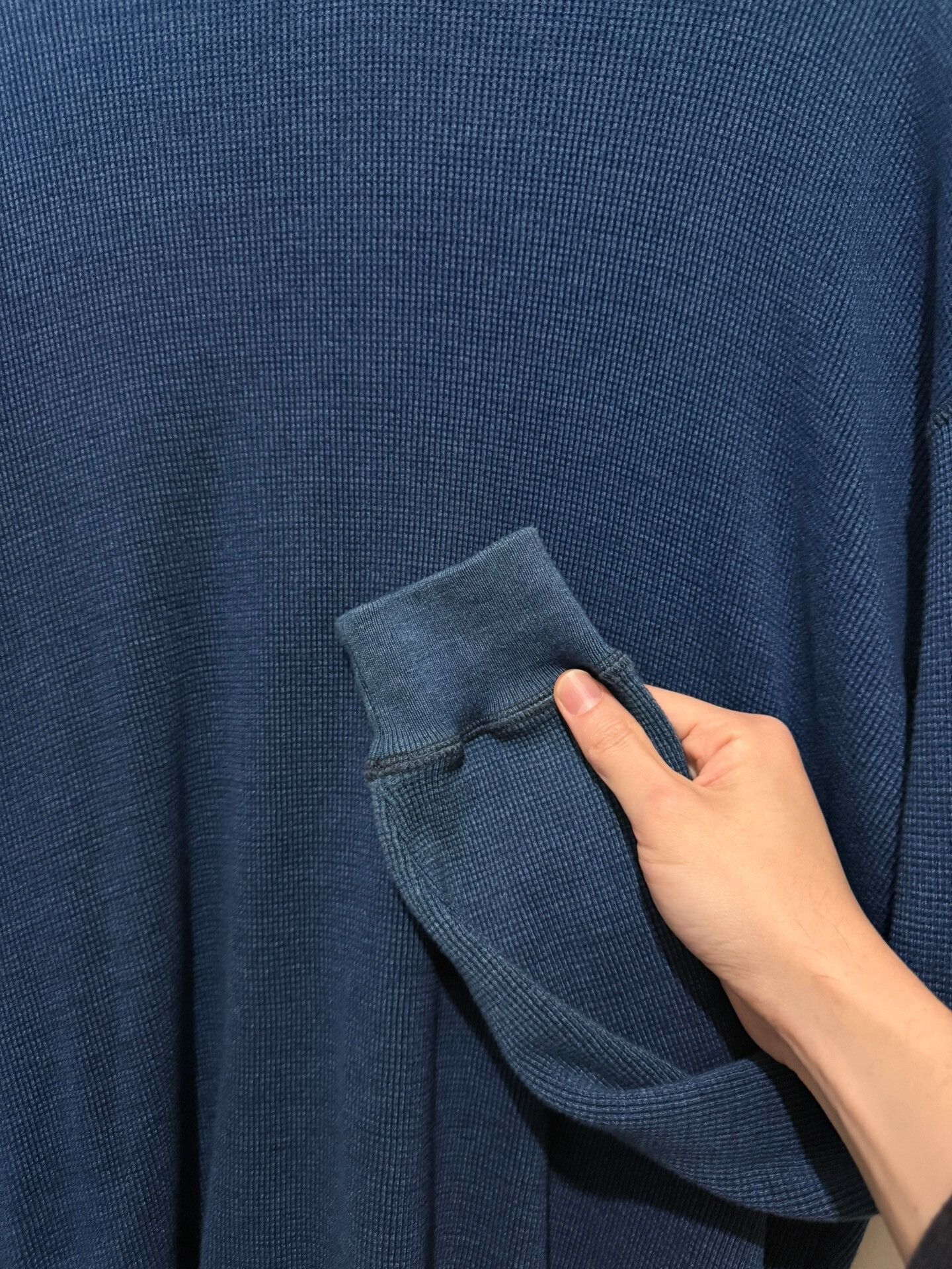 Porter Classic Porter Classic Indigo Thermal Turtleneck Size US S / EU 44-46 / 1 - 3 Thumbnail