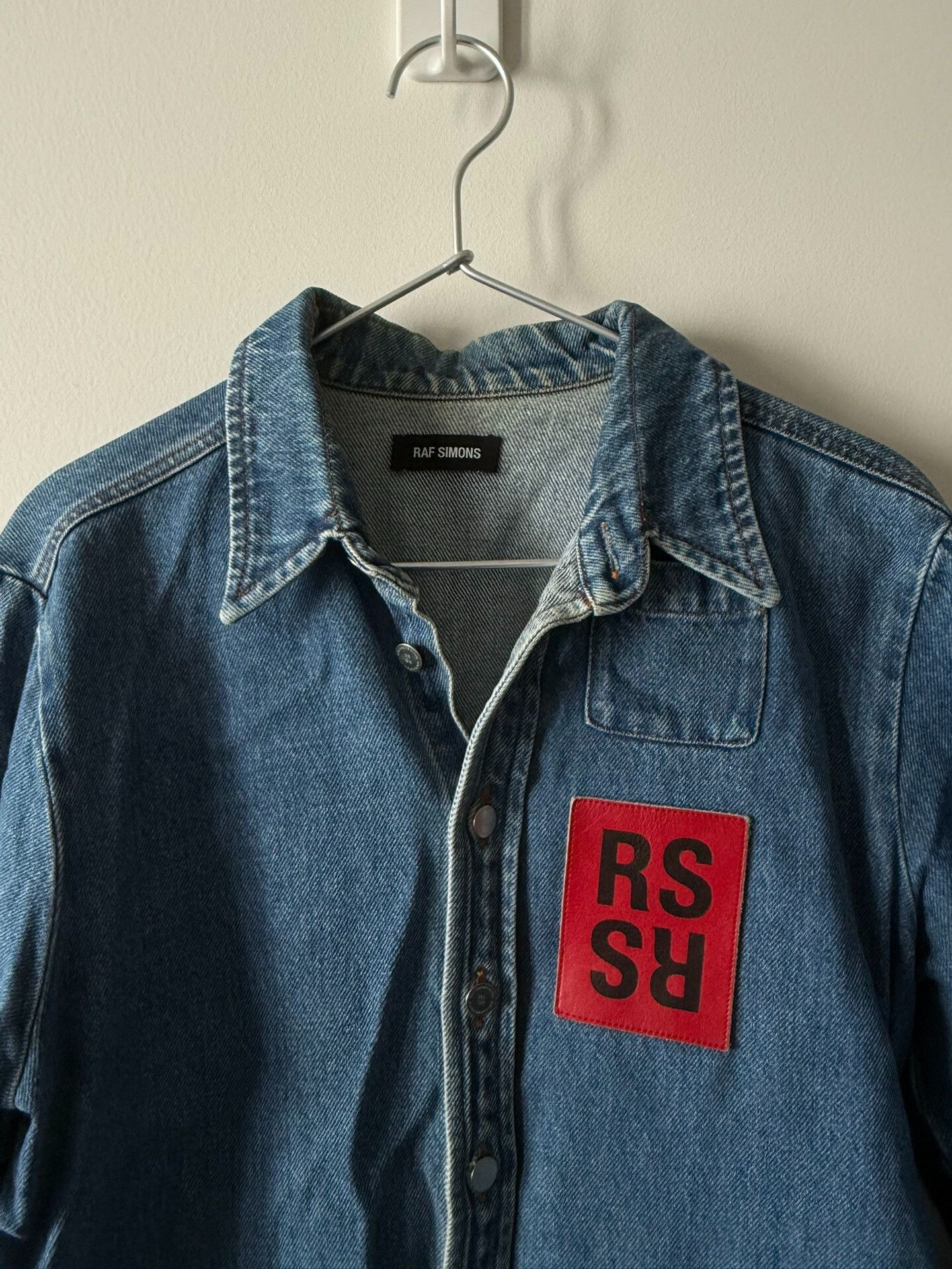 Raf Simons Raf Simons Denim Shirt Size US S / EU 44-46 / 1 - 2 Thumbnail