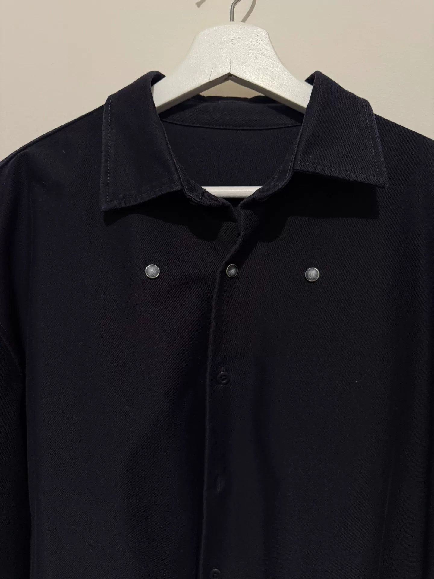 Porter Classic Porter Classic Black Long-Sleeve Shirt Size US L / EU 52-54 / 3 - 3 Thumbnail