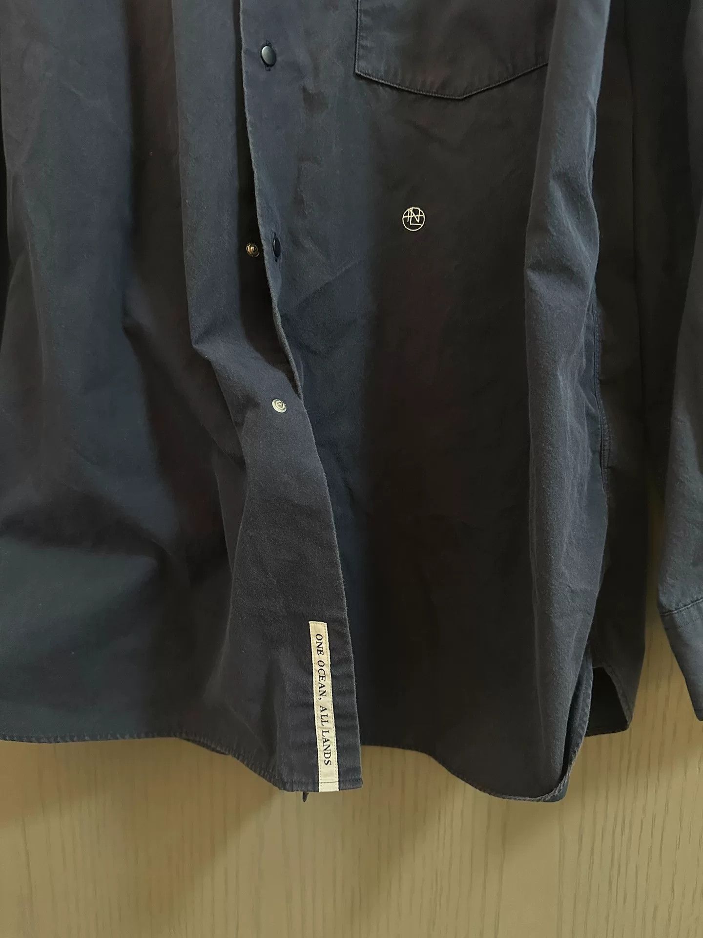 Nanamica NANAMICA Regular Collar Wind Shirt Size US M / EU 48-50 / 2 - 3 Thumbnail