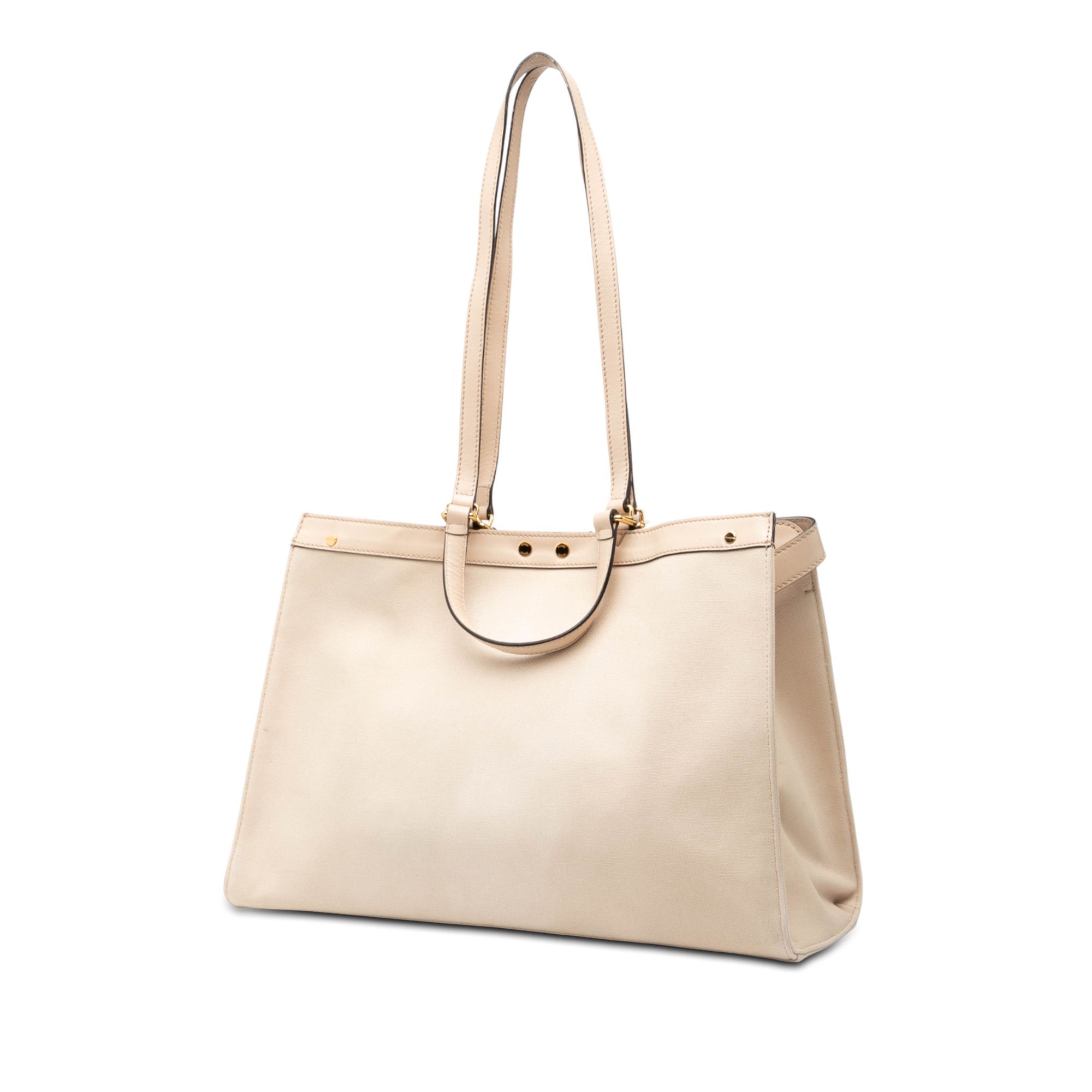 Fendi Fendi Zucca Embroidered Canvas Peekaboo X Tote Size ONE SIZE - 2 Thumbnail