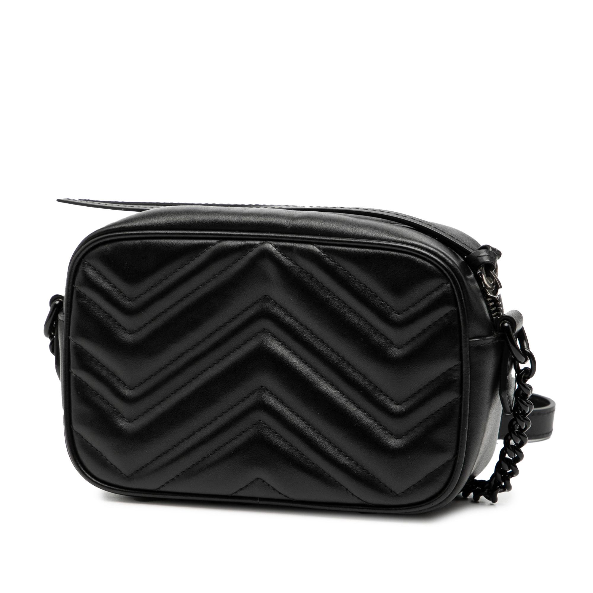 Gucci Gucci Mini GG Marmont Matelasse Leather Monochrome Crossbody Size ONE SIZE - 2 Thumbnail