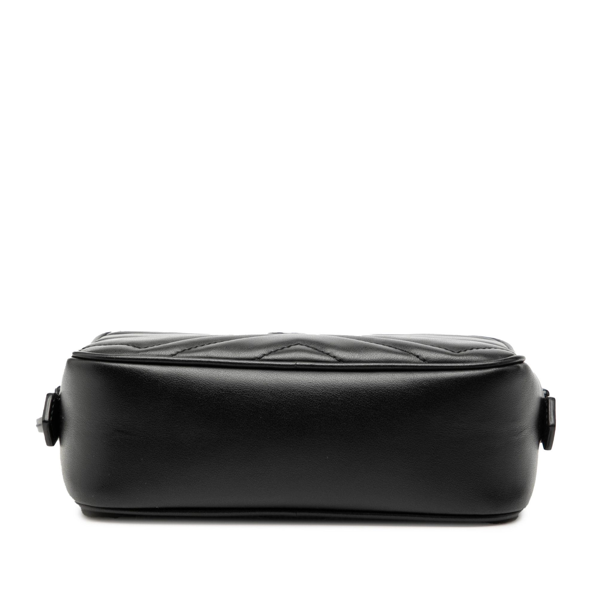 Gucci Gucci Mini GG Marmont Matelasse Leather Monochrome Crossbody Size ONE SIZE - 3 Thumbnail