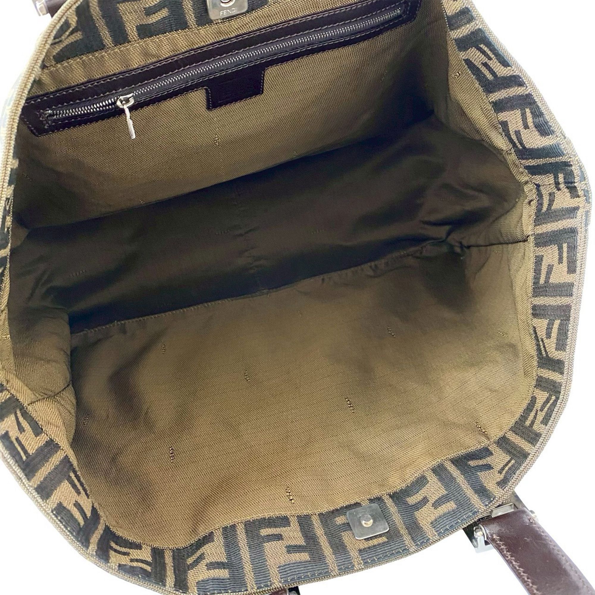 Fendi Fendi Large Zucca Canvas Twins Tote Size ONE SIZE - 3 Thumbnail