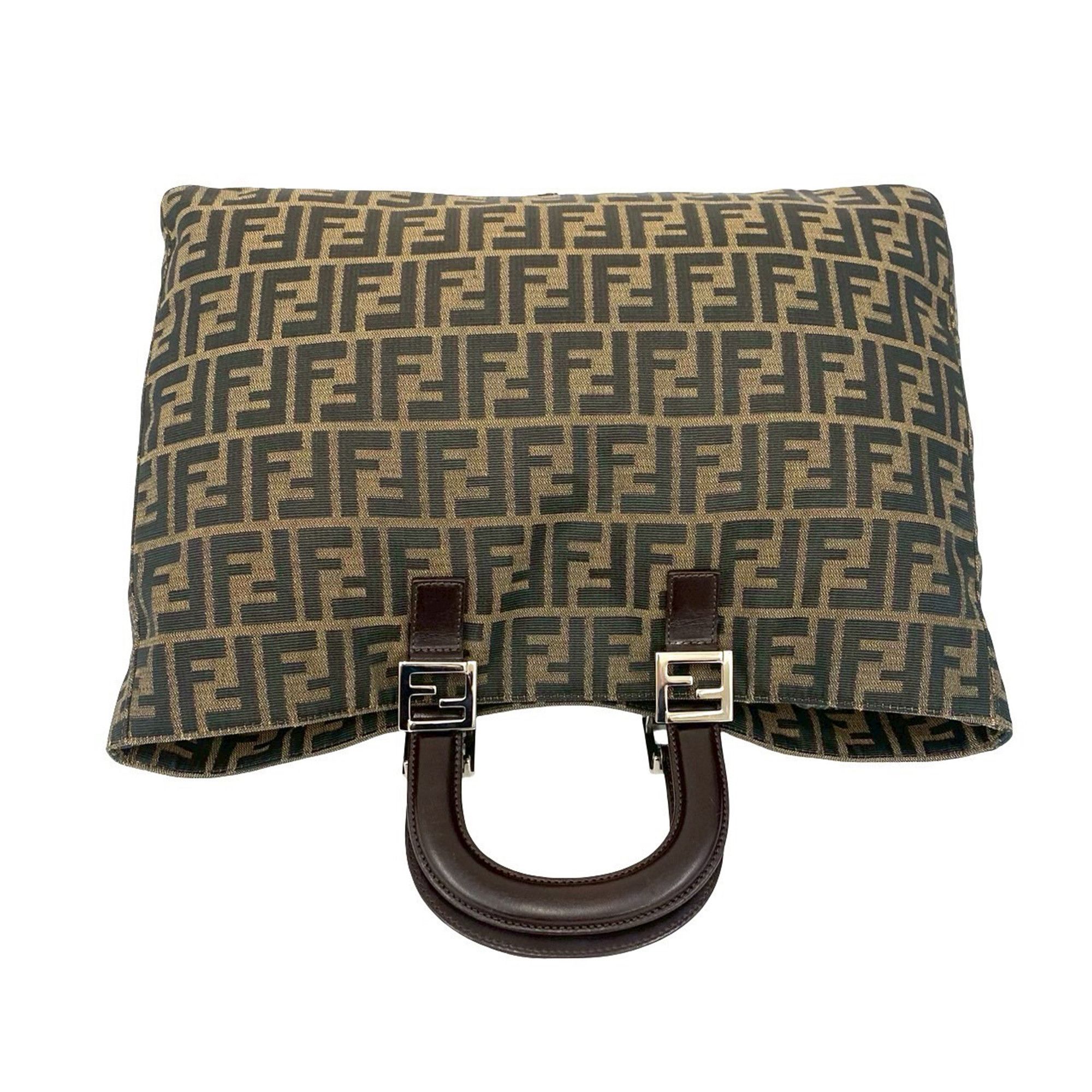 Fendi Fendi Large Zucca Canvas Twins Tote Size ONE SIZE - 9 Thumbnail