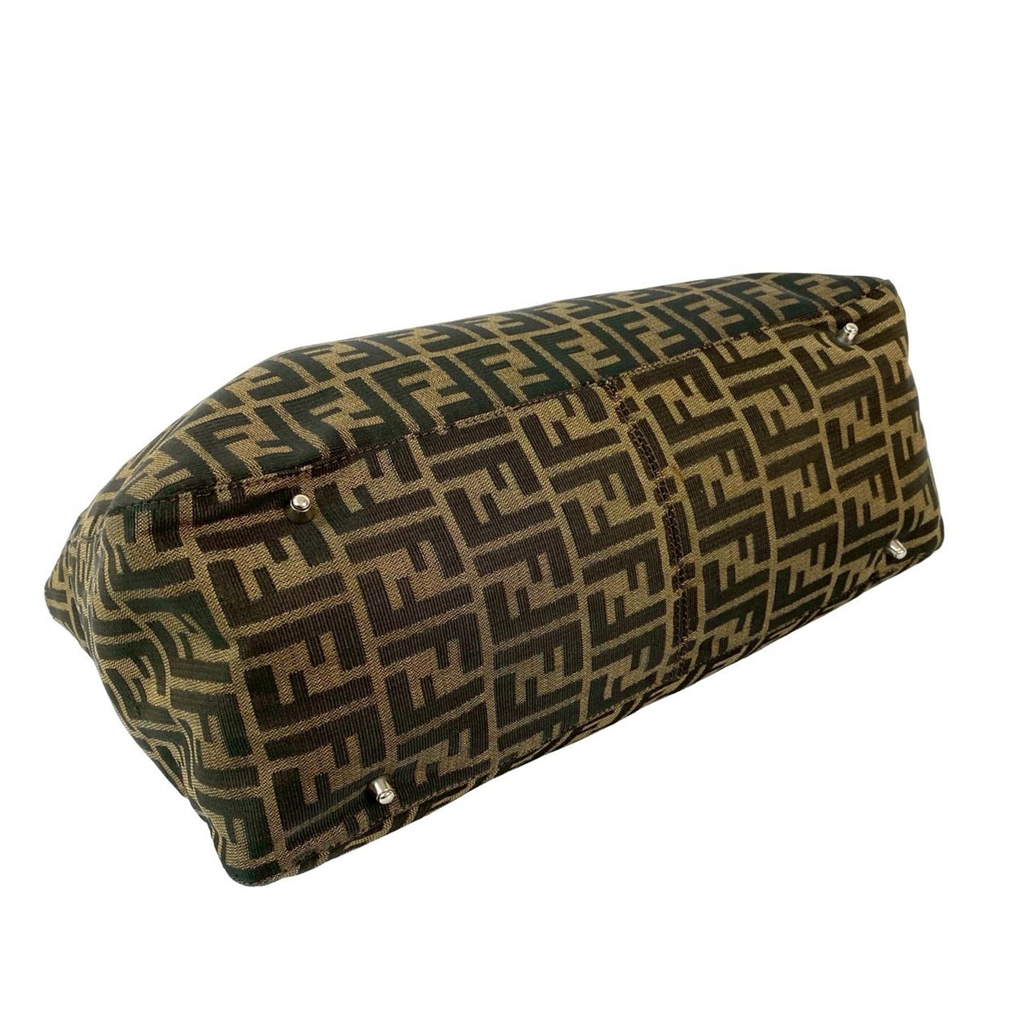 Fendi Fendi Large Zucca Canvas Twins Tote Size ONE SIZE - 7 Thumbnail