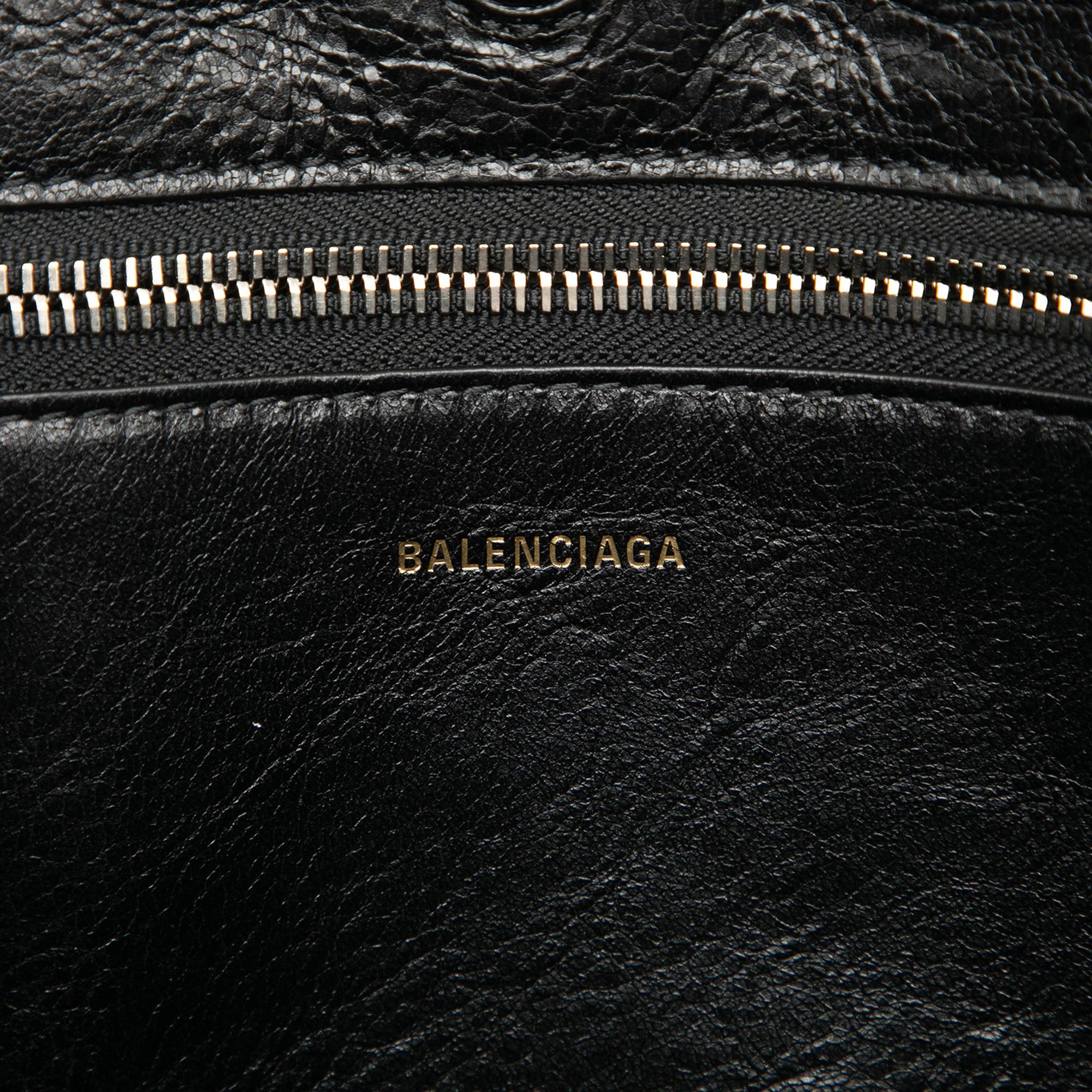 Balenciaga Balenciaga Small Shearling and Leather Barbes East West Shopper Tote Size ONE SIZE - 5 Thumbnail