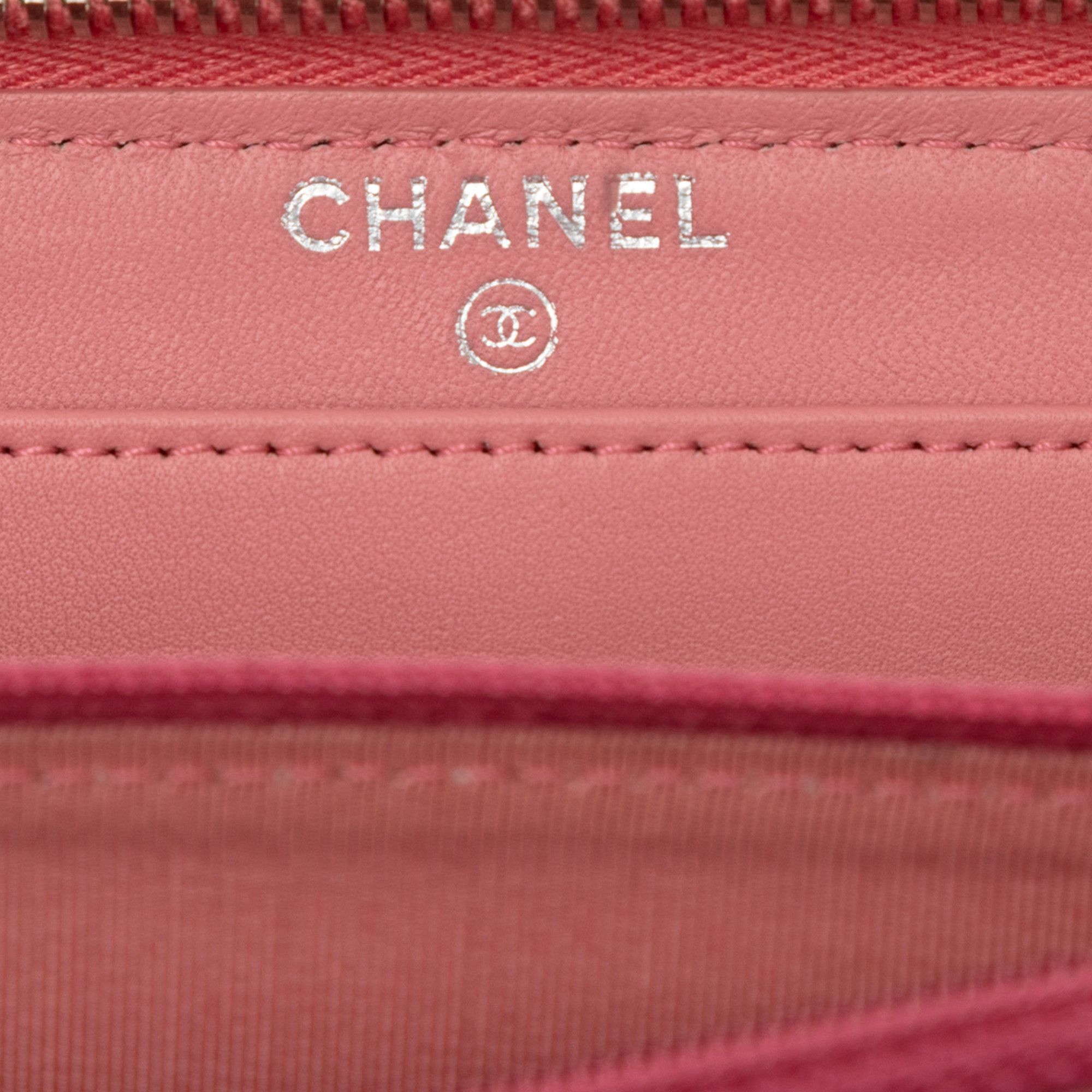 Chanel Chanel Quilted Lambskin Zip Around Long Wallet Size ONE SIZE - 5 Thumbnail