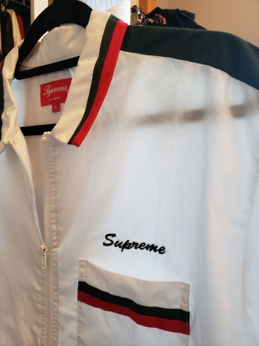 Supreme Supreme Work Shirt Gucci Colorway (ZipUp) | Grailed