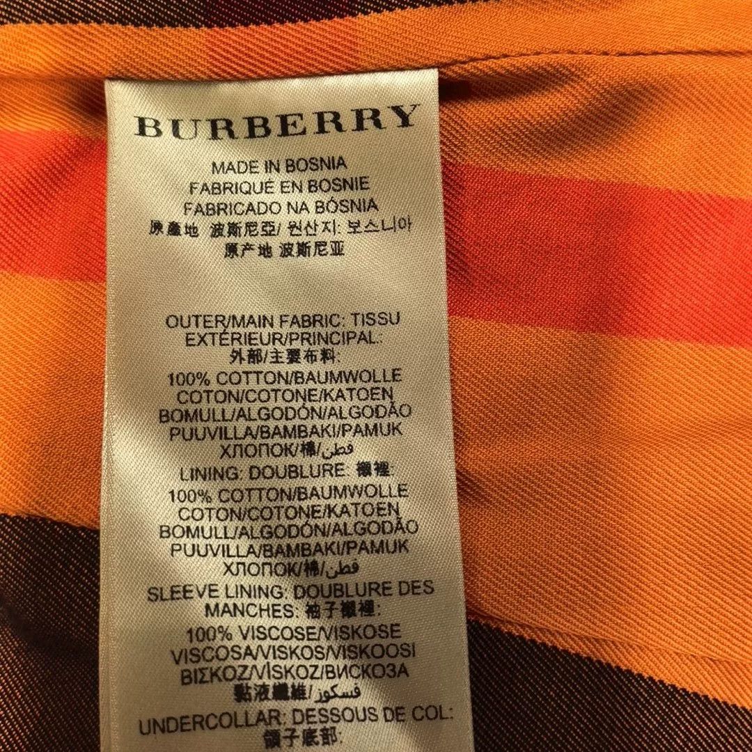 Burberry Burberry Orange Short Trench Coat Size XS / US 0-2 / IT 36-38 - 4 Thumbnail