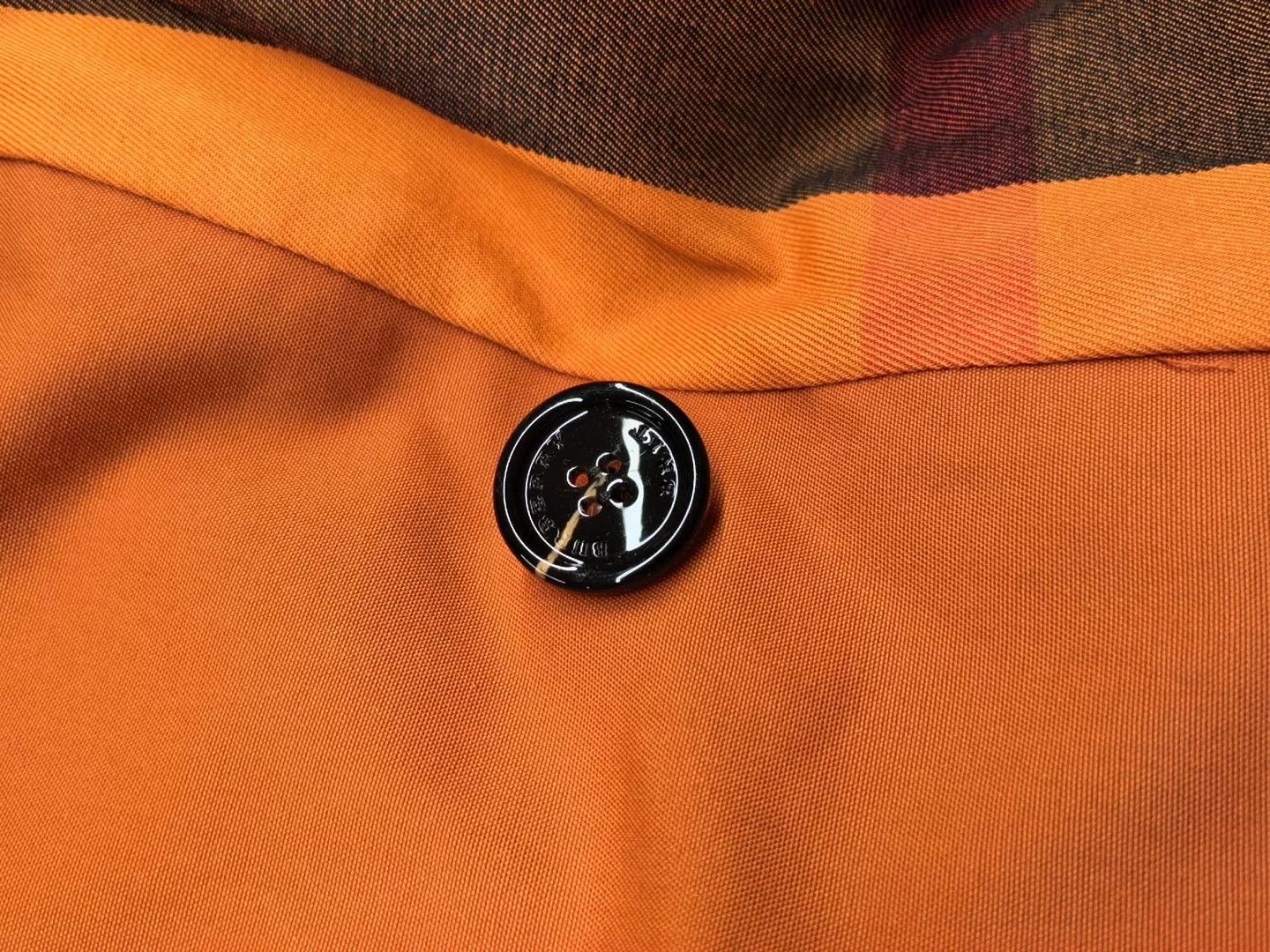 Burberry Burberry Orange Short Trench Coat Size XS / US 0-2 / IT 36-38 - 7 Thumbnail