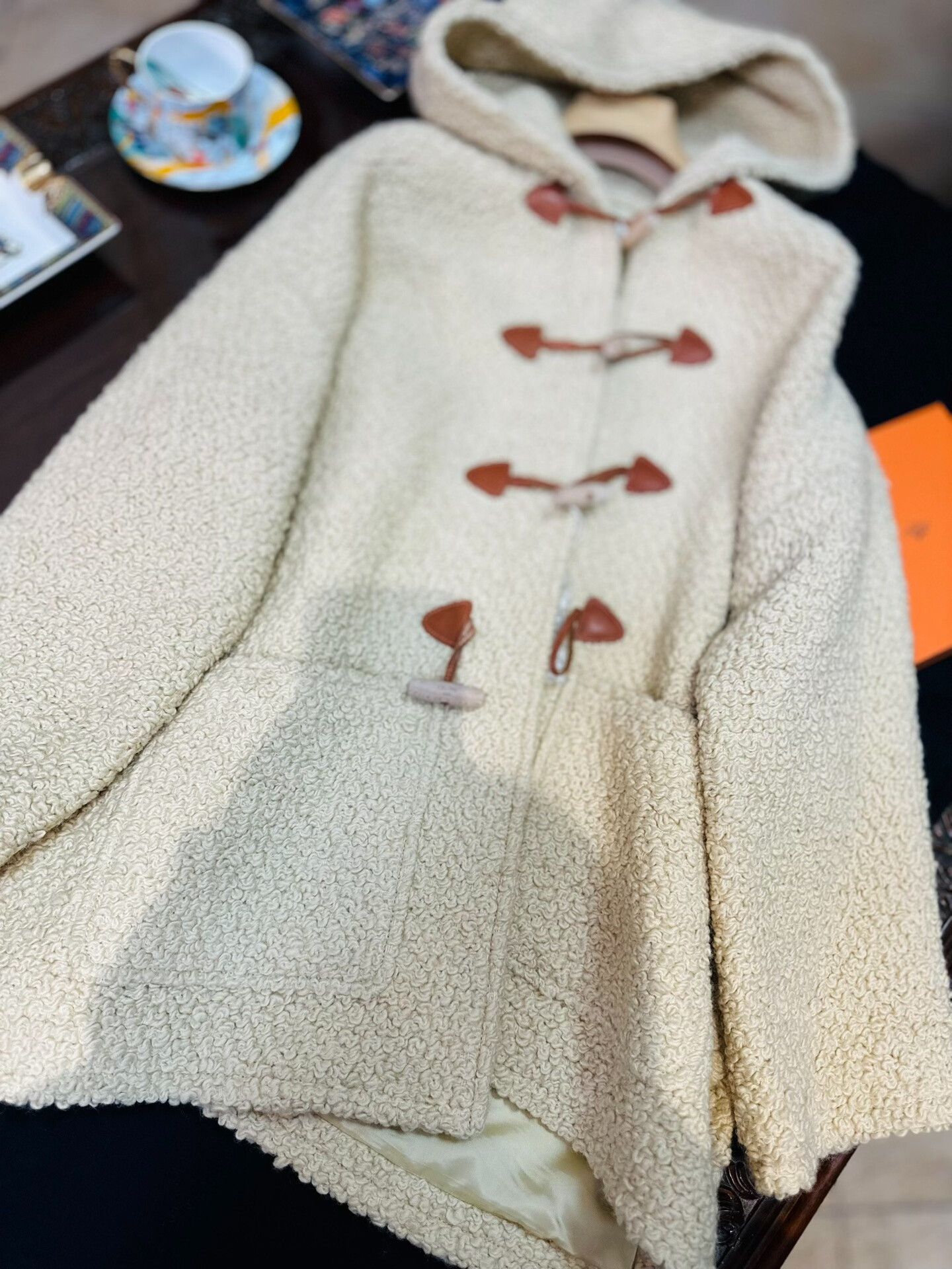 Celine Celine Horn Button Teddy Coat Size XS / US 0-2 / IT 36-38 - 8 Thumbnail