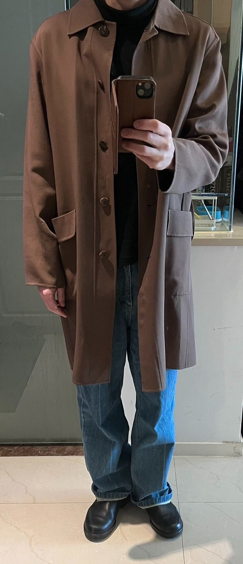 Issey Miyake Issey Miyake 90s Brown Trenchcoat Size US M / EU 48-50 / 2 - 3 Thumbnail