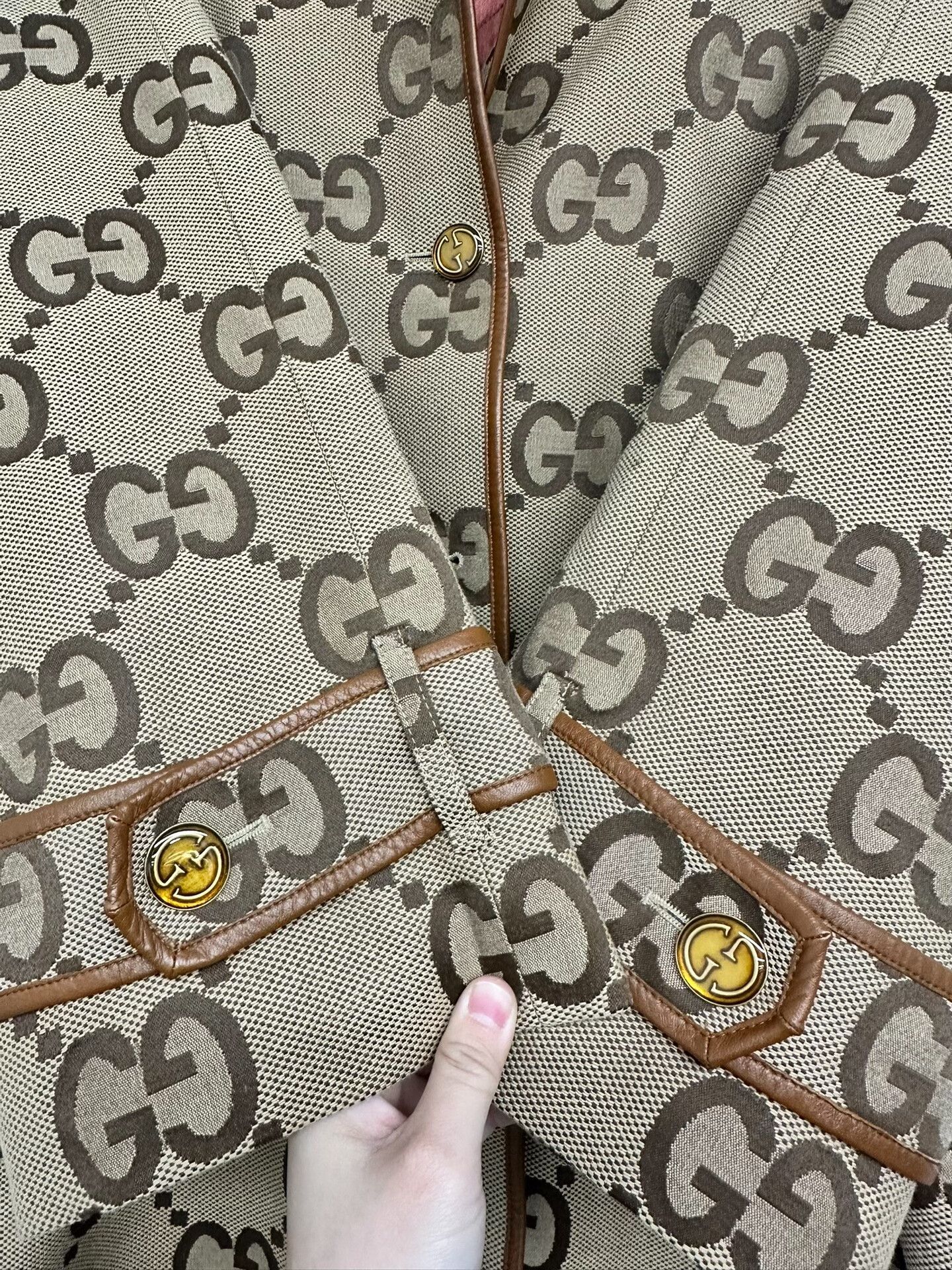 Gucci Gucci All-Over Print Coat Size US M / EU 48-50 / 2 - 7 Thumbnail