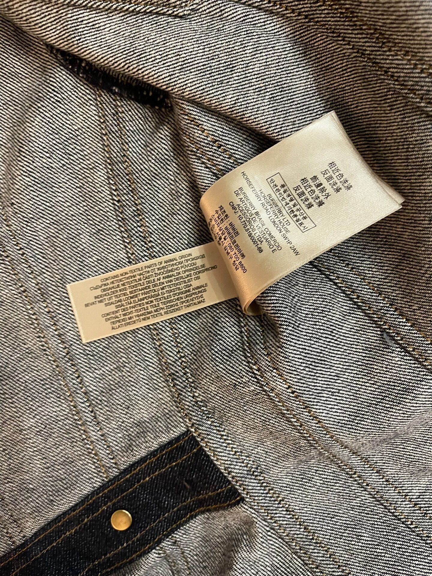 Burberry Burberry Women's Denim Jacket Size XS / US 0-2 / IT 36-38 - 6 Thumbnail