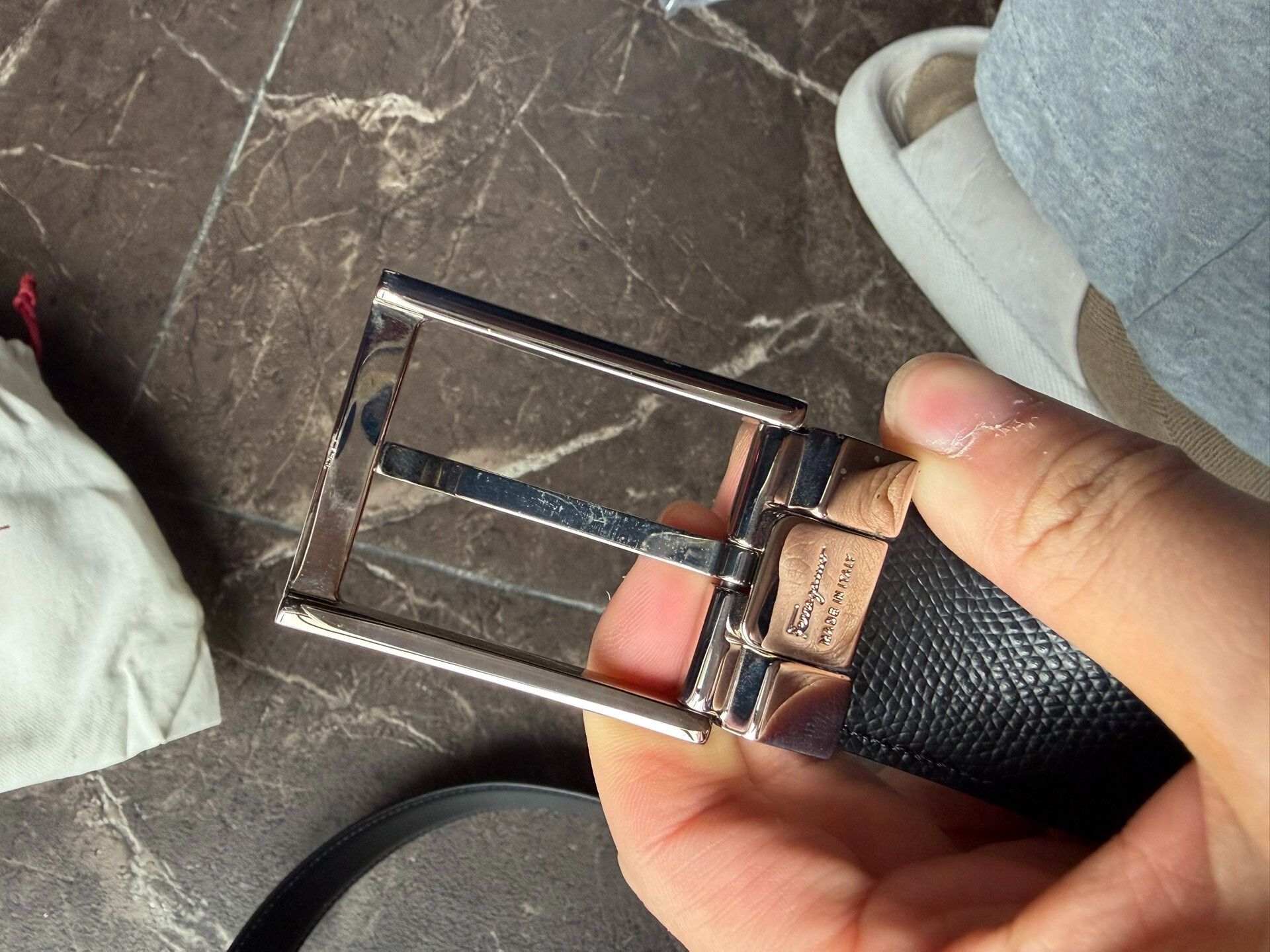 Salvatore Ferragamo Ferragamo Calfskin Belt Size ONE SIZE - 4 Thumbnail