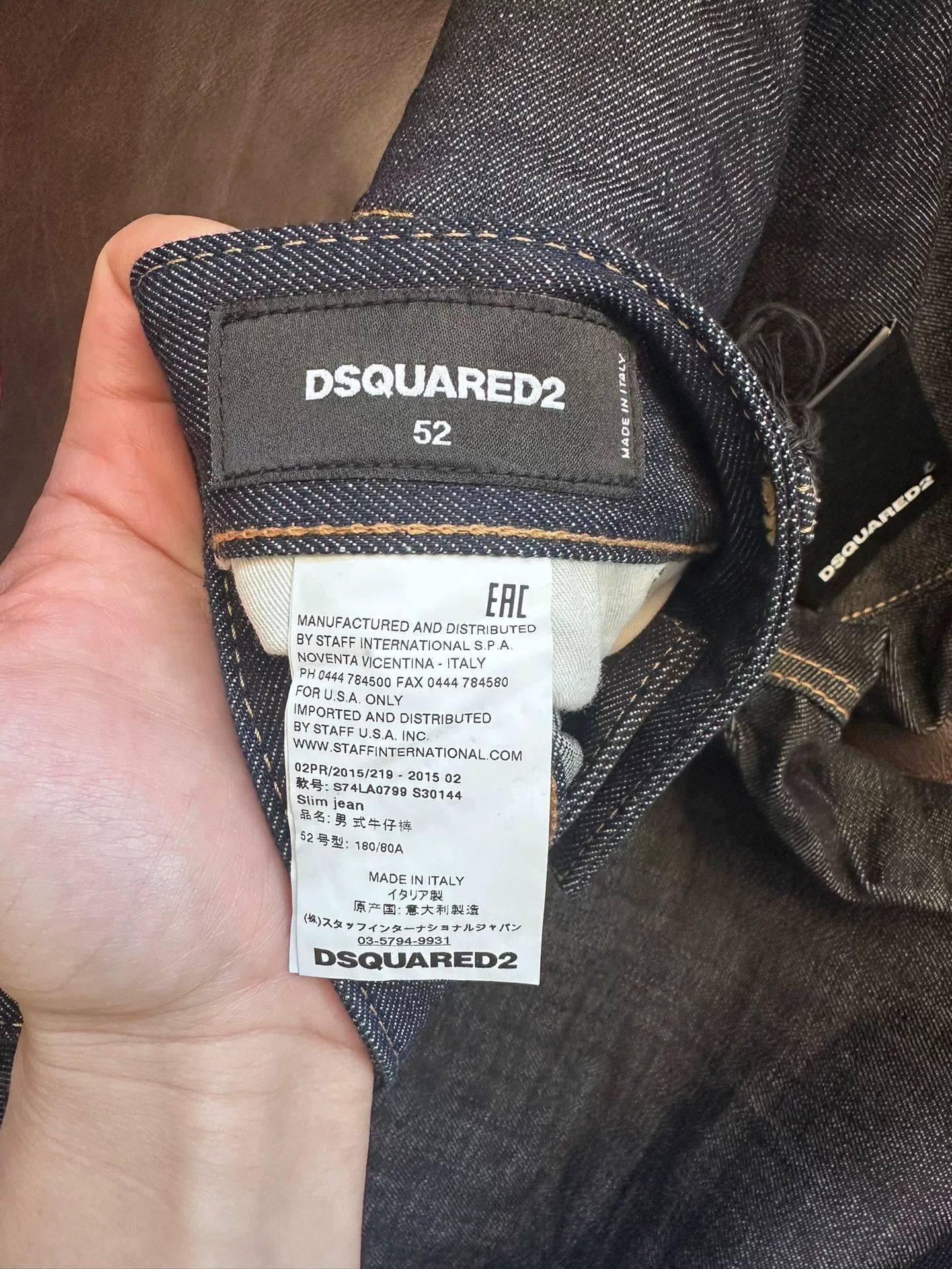 Dsquared2 DSquared2 Straight Leg Jeans Size 52 Size US 34 / EU 50 - 5 Thumbnail