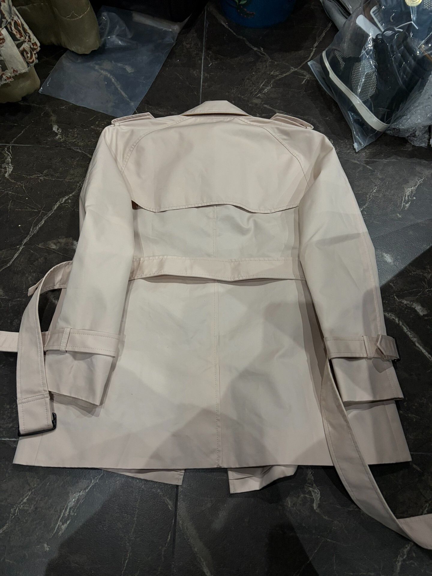 Coach COACH Double-Breasted Long-Sleeve Trench Size XS / US 0-2 / IT 36-38 - 6 Thumbnail