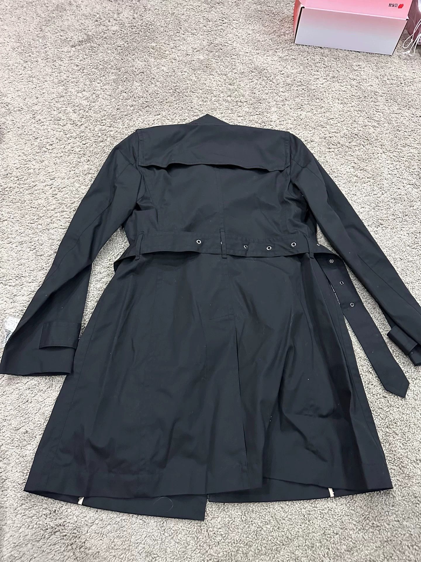 Burberry Burberry Solid Double-Breasted Long Trench Coat Size XS / US 0-2 / IT 36-38 - 7 Thumbnail