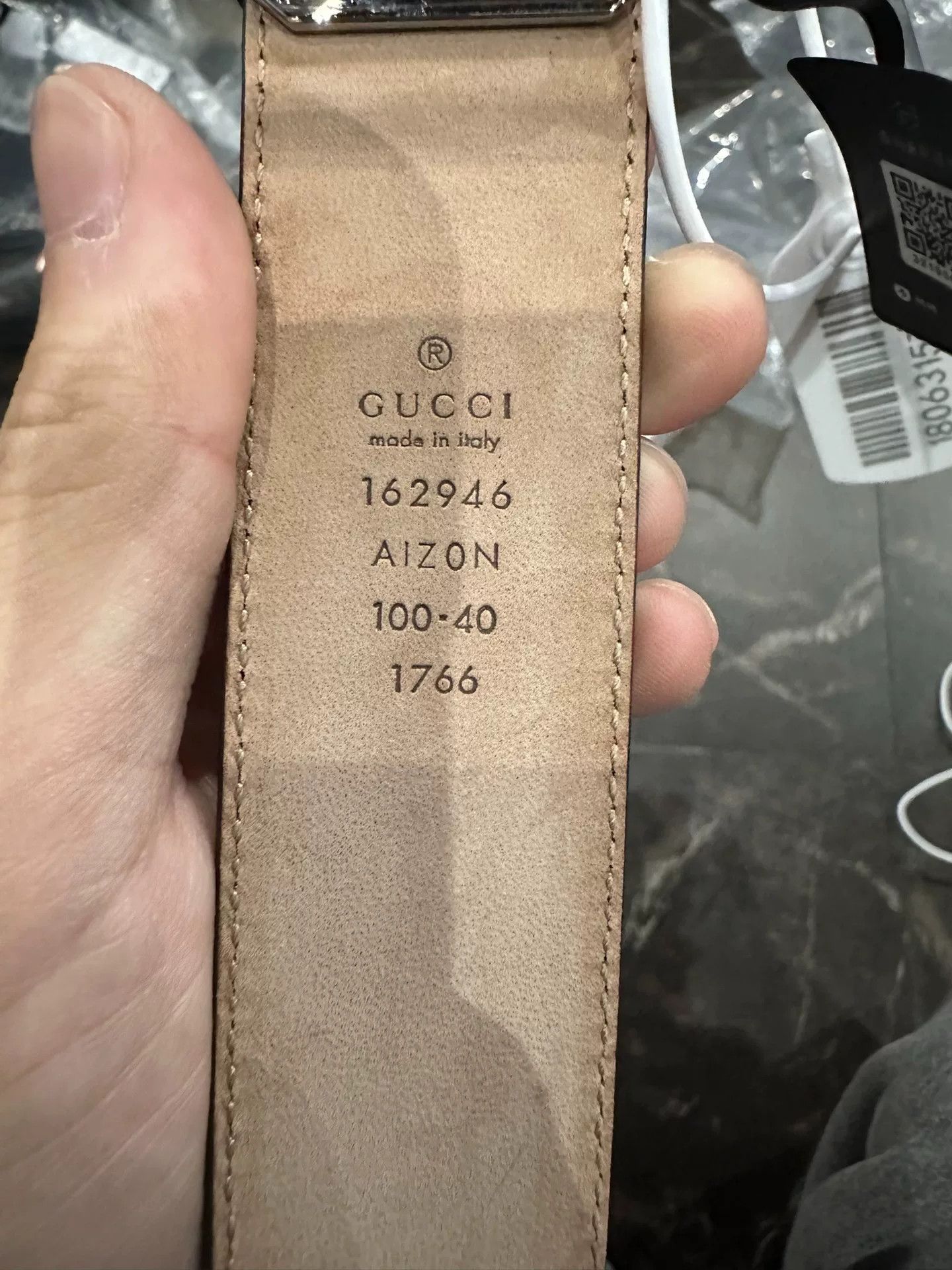 Gucci Gucci Leather Belt Men's Size ONE SIZE - 5 Thumbnail