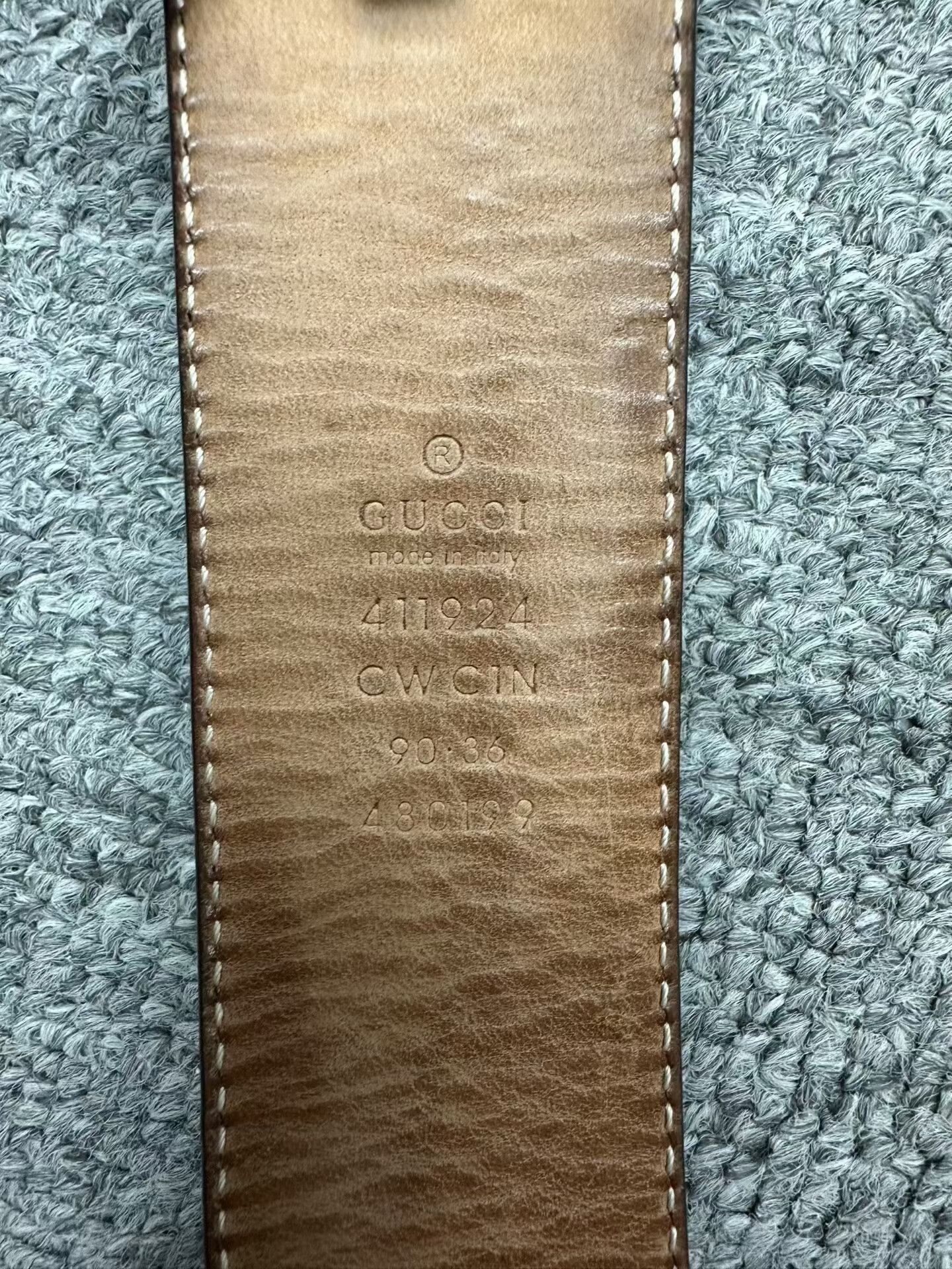Gucci Gucci GG Monogram Belt Size 90 Size ONE SIZE - 2 Thumbnail