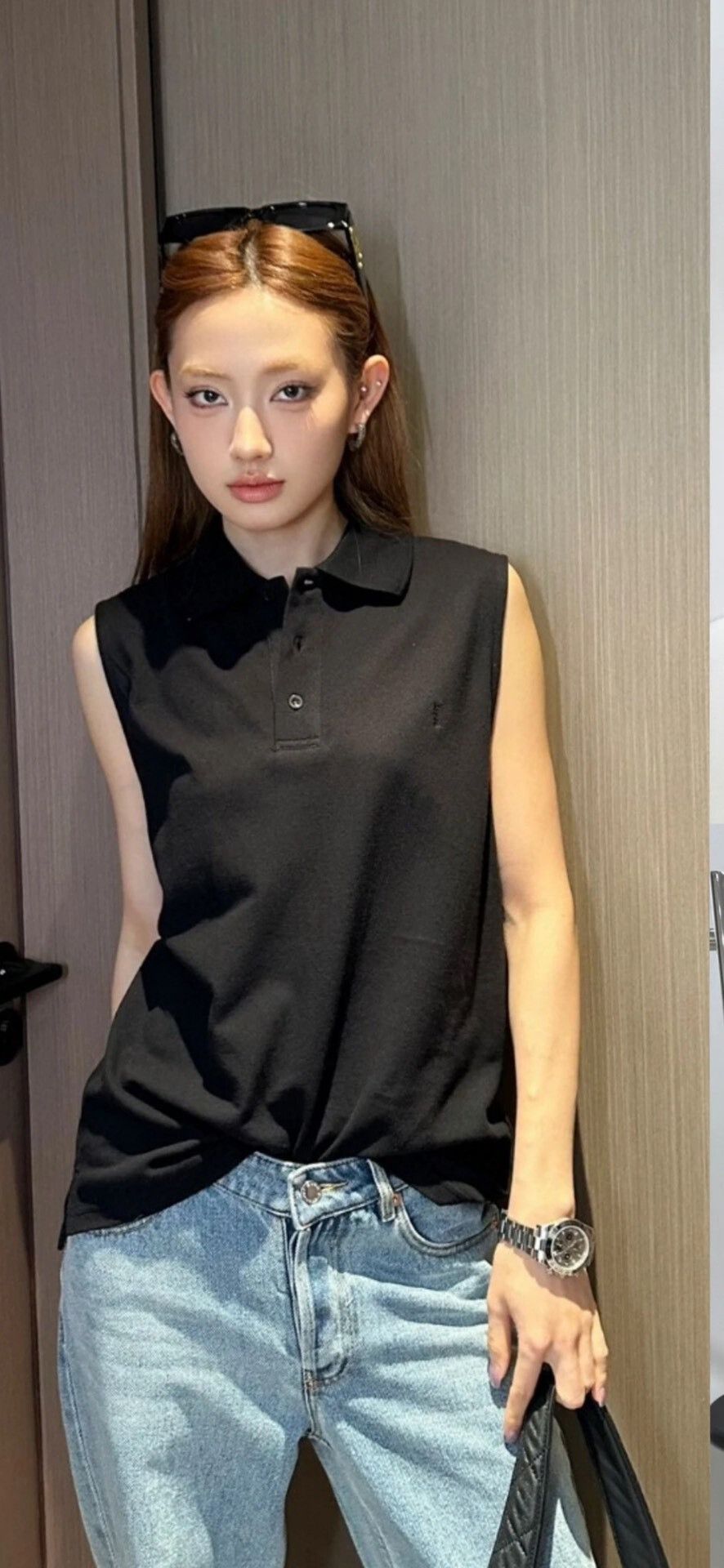 Saint Laurent Paris Saint Laurent SLP Embroidered Sleeveless Vest Size US M / EU 48-50 / 2 - 2 Thumbnail