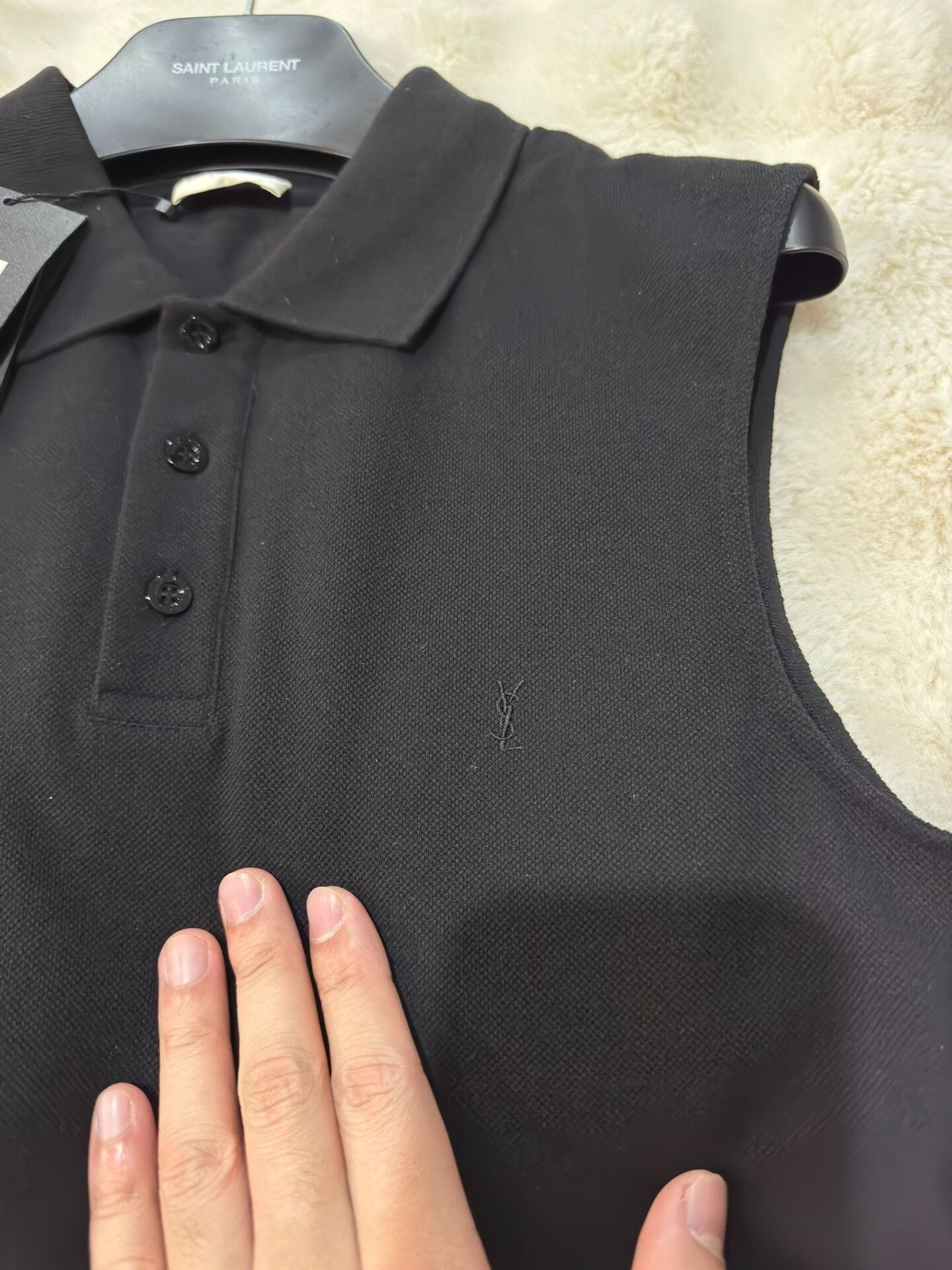 Saint Laurent Paris Saint Laurent SLP Embroidered Sleeveless Vest Size US M / EU 48-50 / 2 - 4 Thumbnail