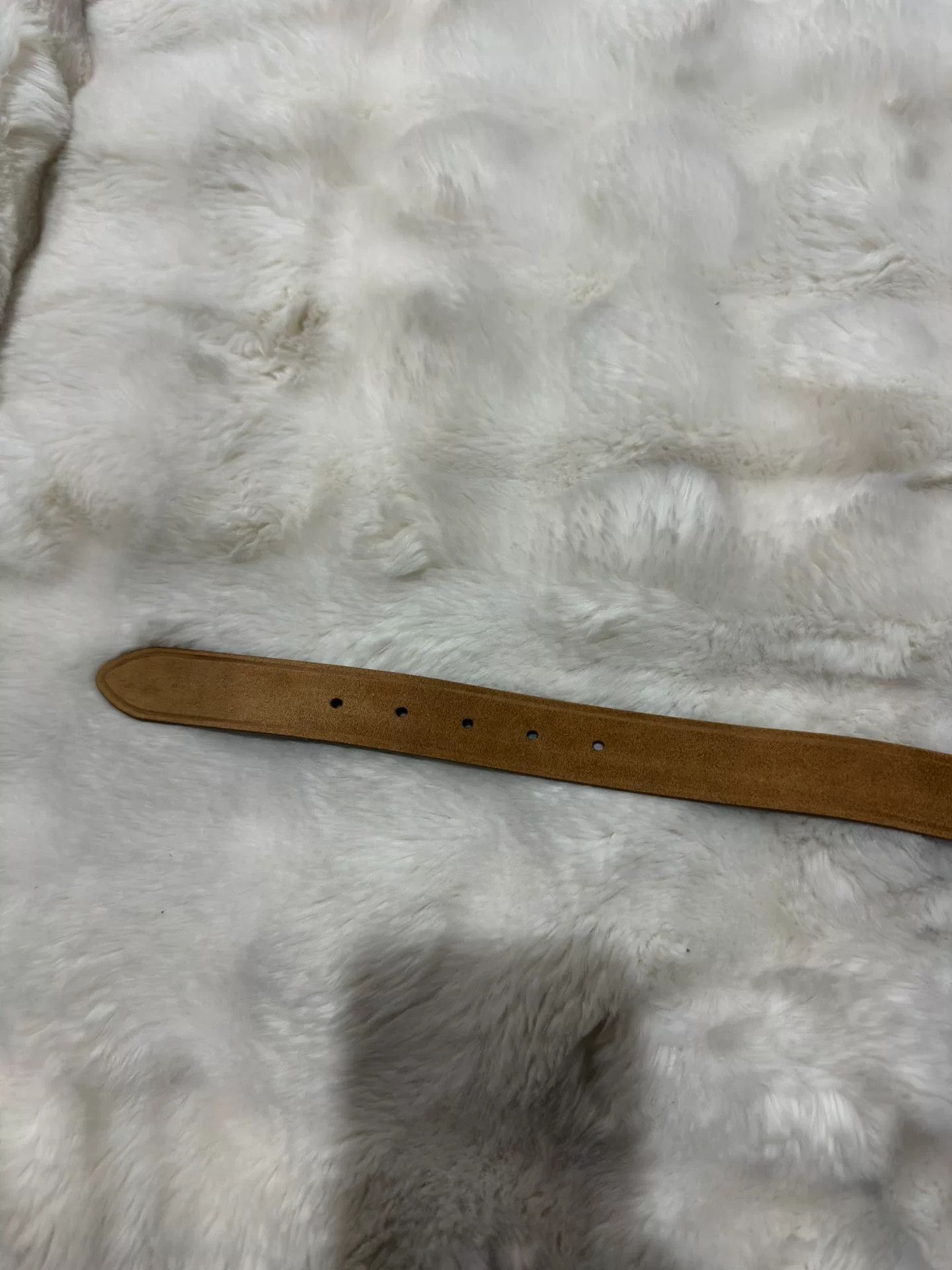 Saint Laurent Paris Saint Laurent SLP Gold Engraved Logo Belt Size ONE SIZE - 7 Thumbnail