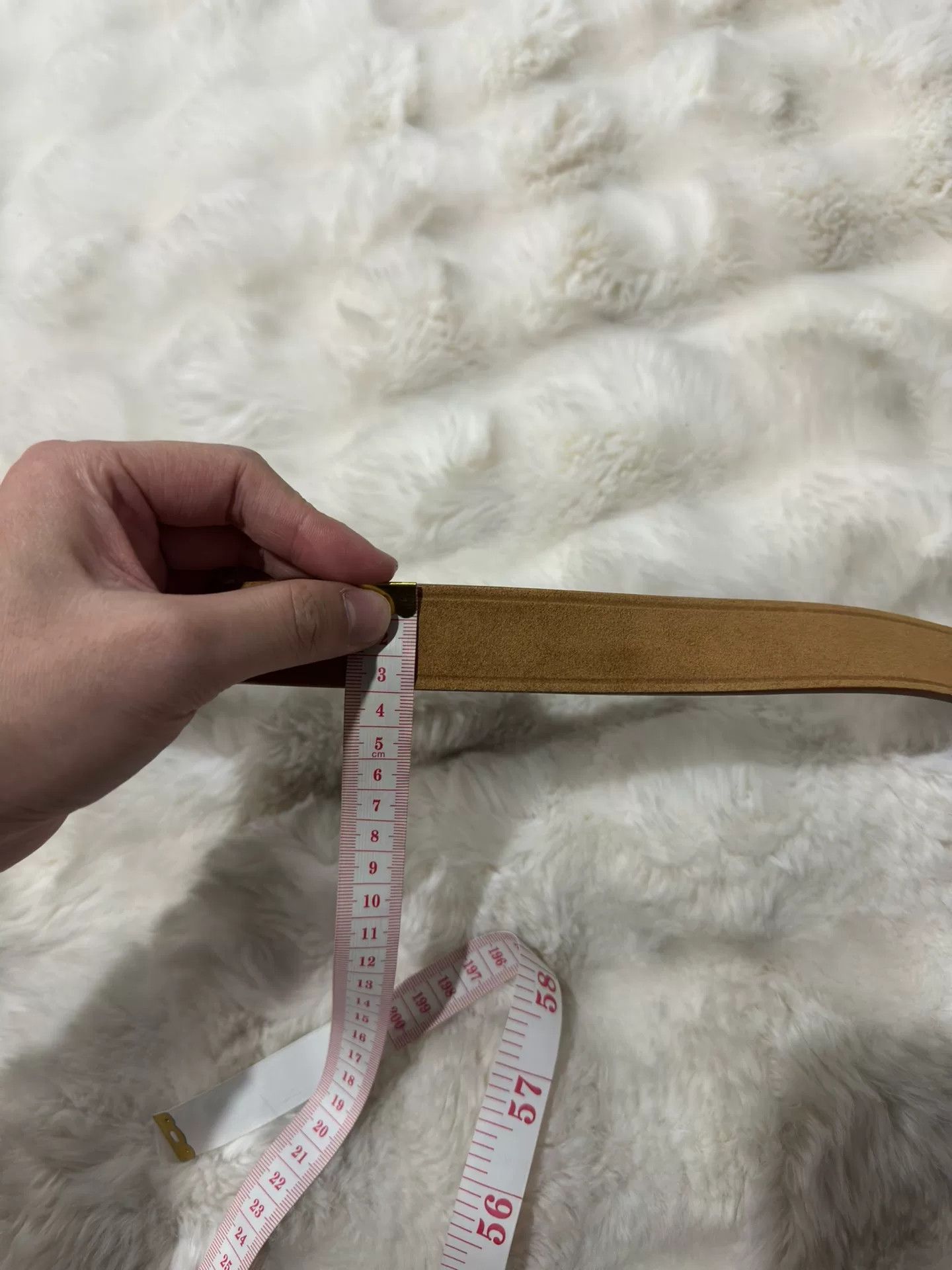 Saint Laurent Paris Saint Laurent SLP Gold Engraved Logo Belt Size ONE SIZE - 8 Thumbnail