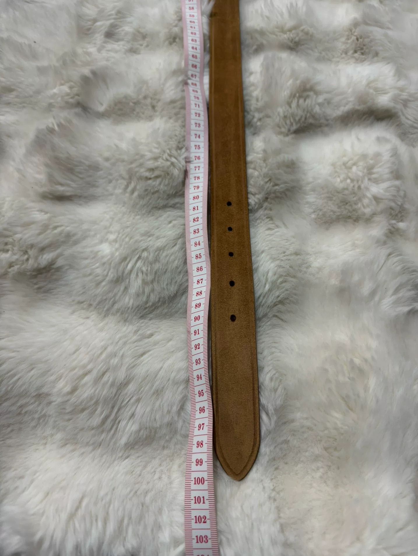 Saint Laurent Paris Saint Laurent SLP Gold Engraved Logo Belt Size ONE SIZE - 9 Thumbnail