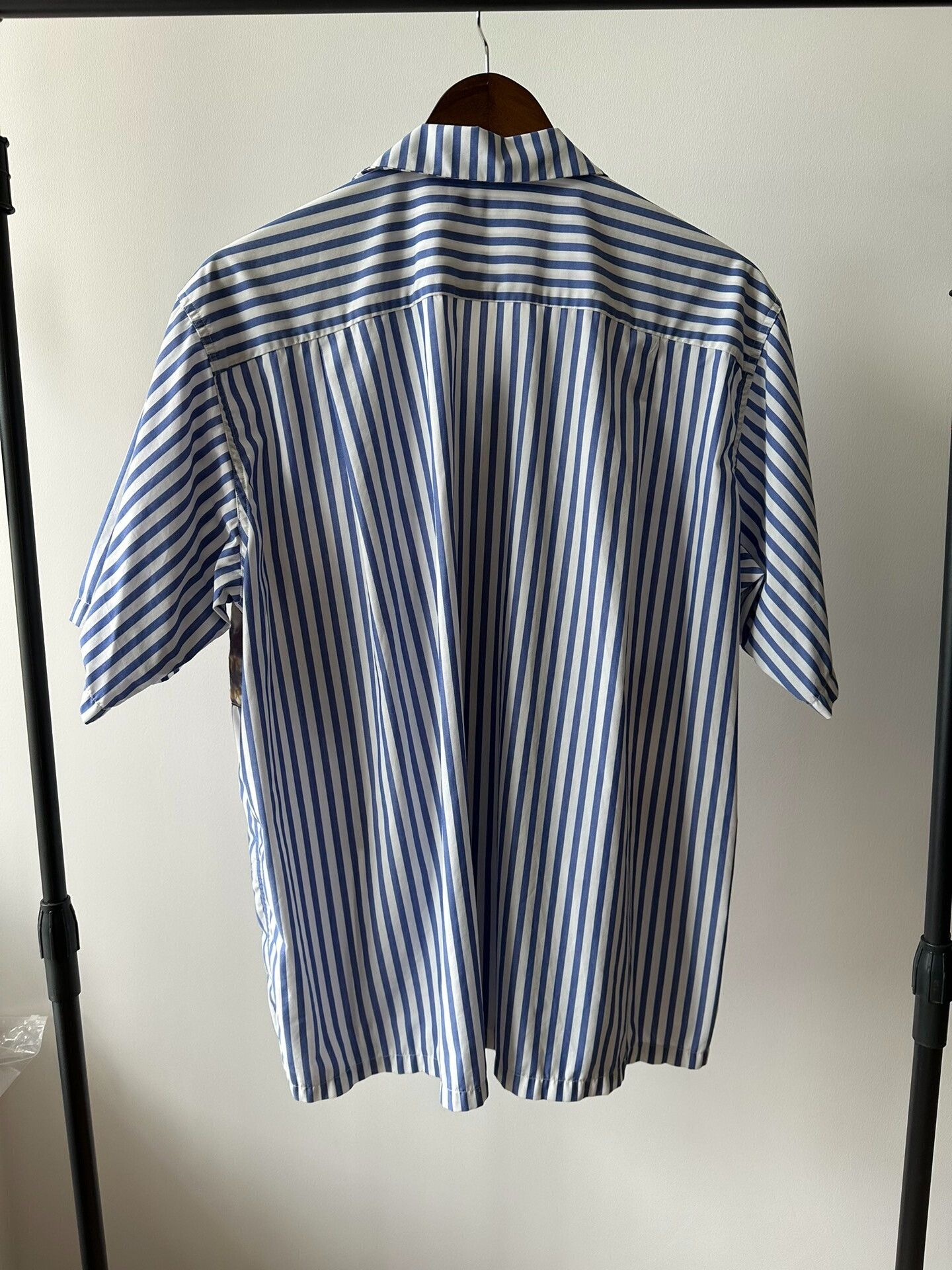 Nanamica Nanamica Patchwork Stripe Shirt Size US M / EU 48-50 / 2 - 3 Thumbnail