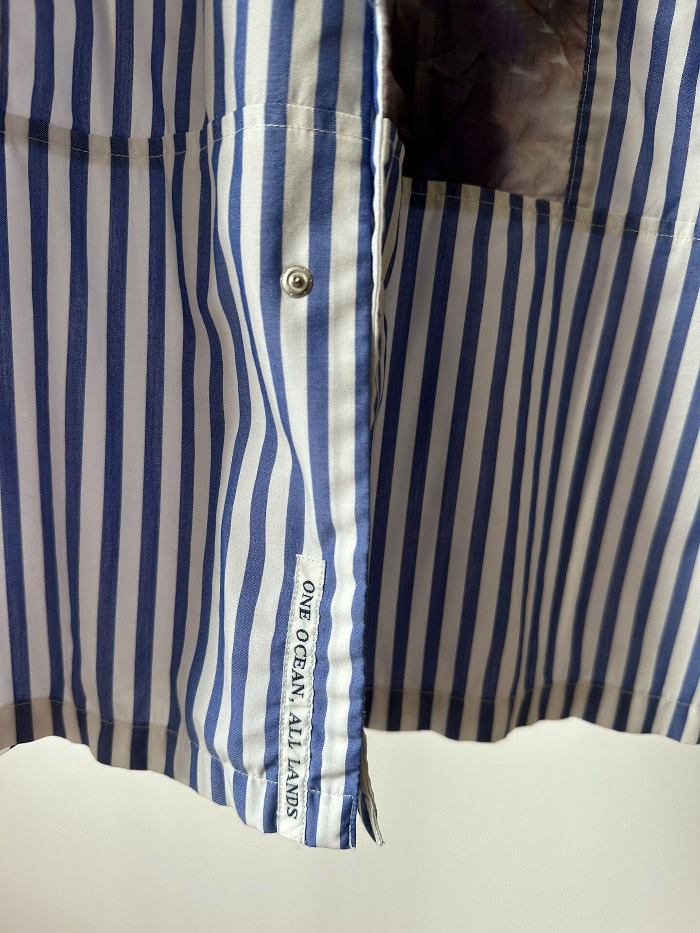Nanamica Nanamica Patchwork Stripe Shirt Size US M / EU 48-50 / 2 - 4 Thumbnail