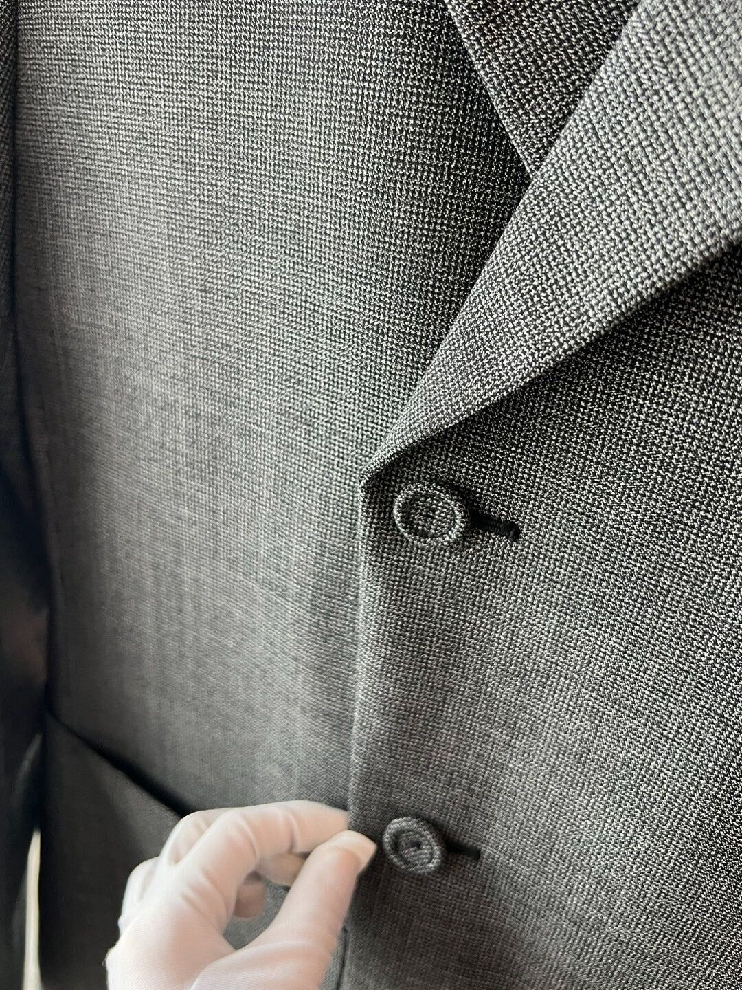 Dior Dior Gray Houndstooth Utility Blazer Size L / US 10 / IT 46 - 6 Thumbnail