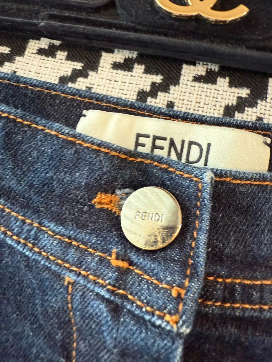 Fendi Fendi Wide-Leg Jeans Size 40" / US 18 - 6 Thumbnail