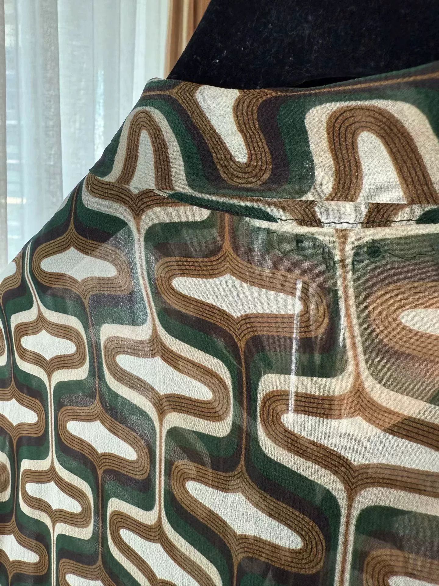 Celine Celine Silk Blouse with Sash Size S / US 4 / IT 40 - 6 Thumbnail