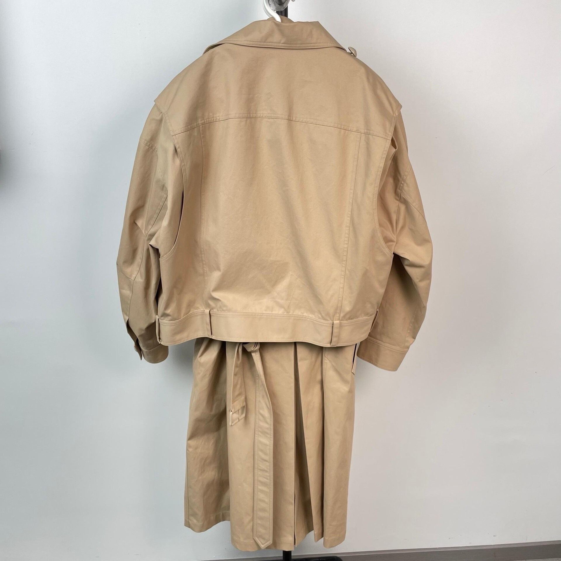 Louis Vuitton Louis Vuitton Khaki Two-Piece Trench Coat Size US S / EU 44-46 / 1 - 2 Thumbnail