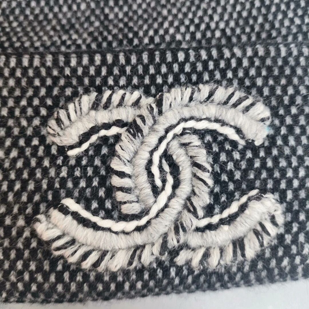Chanel Chanel Double C Black Hat Size ONE SIZE - 3 Thumbnail