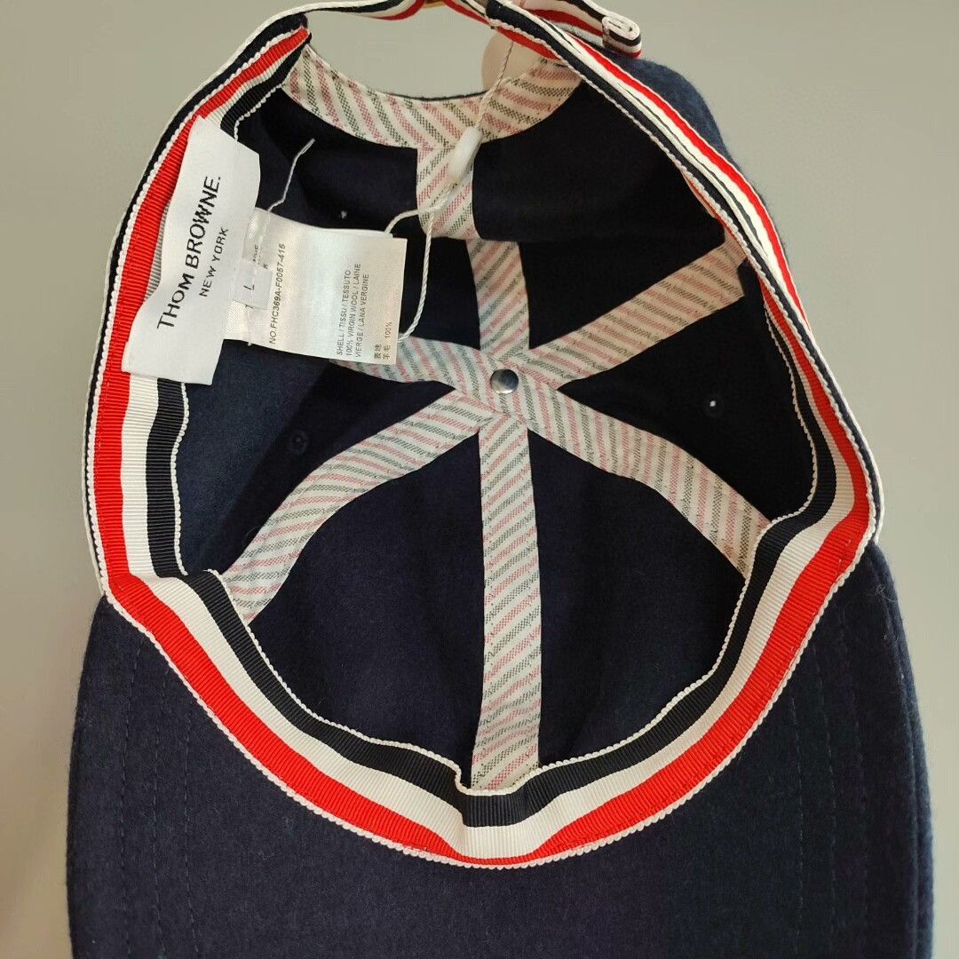 Thom Browne Thom Browne TB Cap 241029VGLVH12 Size ONE SIZE - 3 Thumbnail