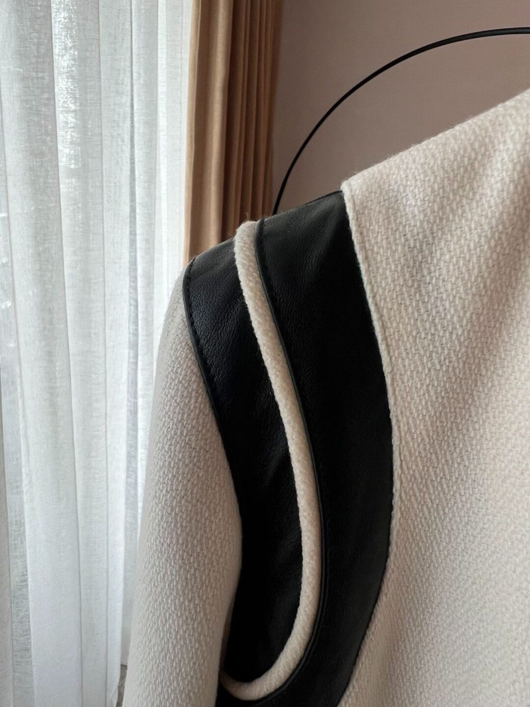 Yves Saint Laurent YSL Classic White Varsity Jacket Size US M / EU 48-50 / 2 - 4 Thumbnail